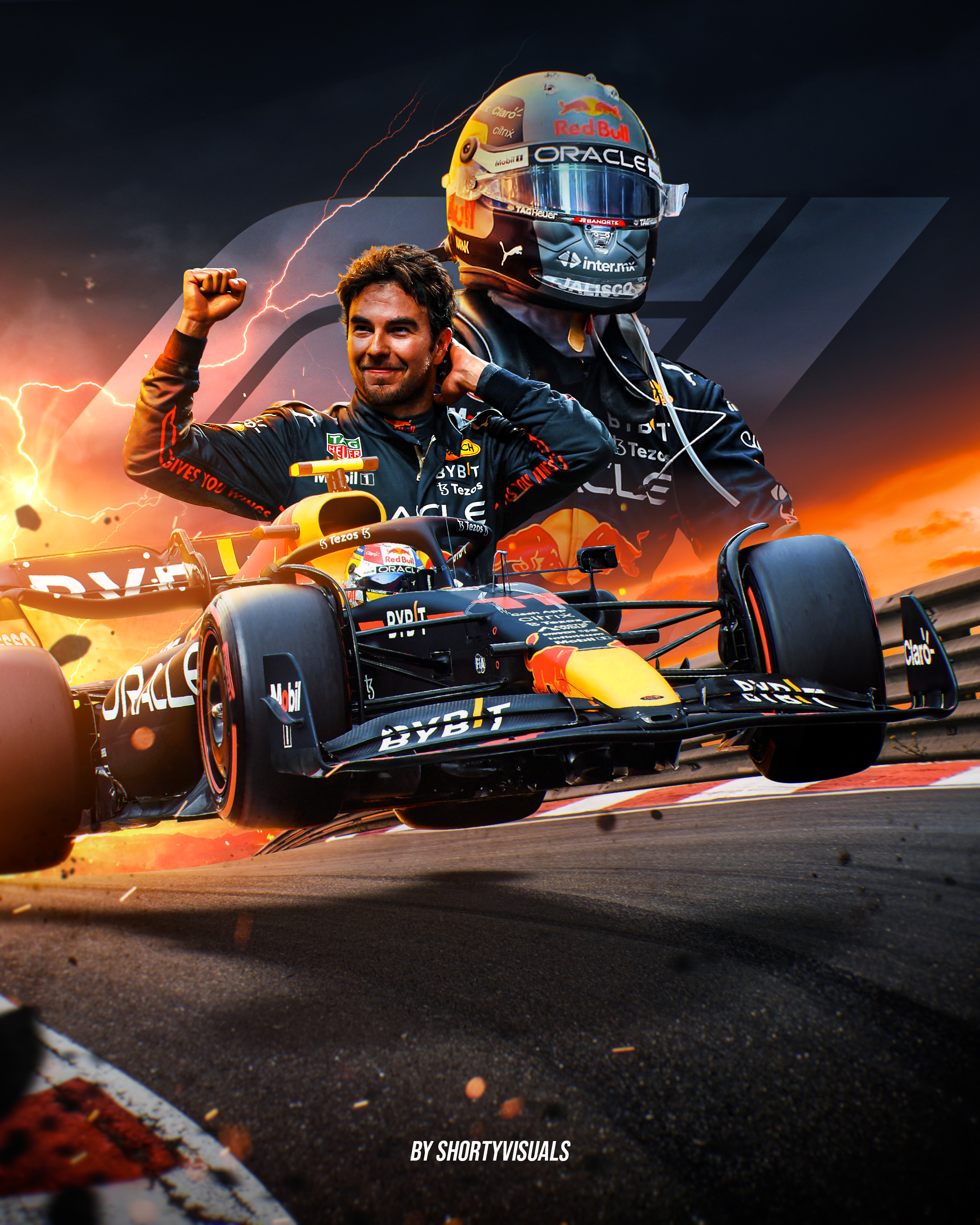 My Collection of all the posters I made during this F1 season