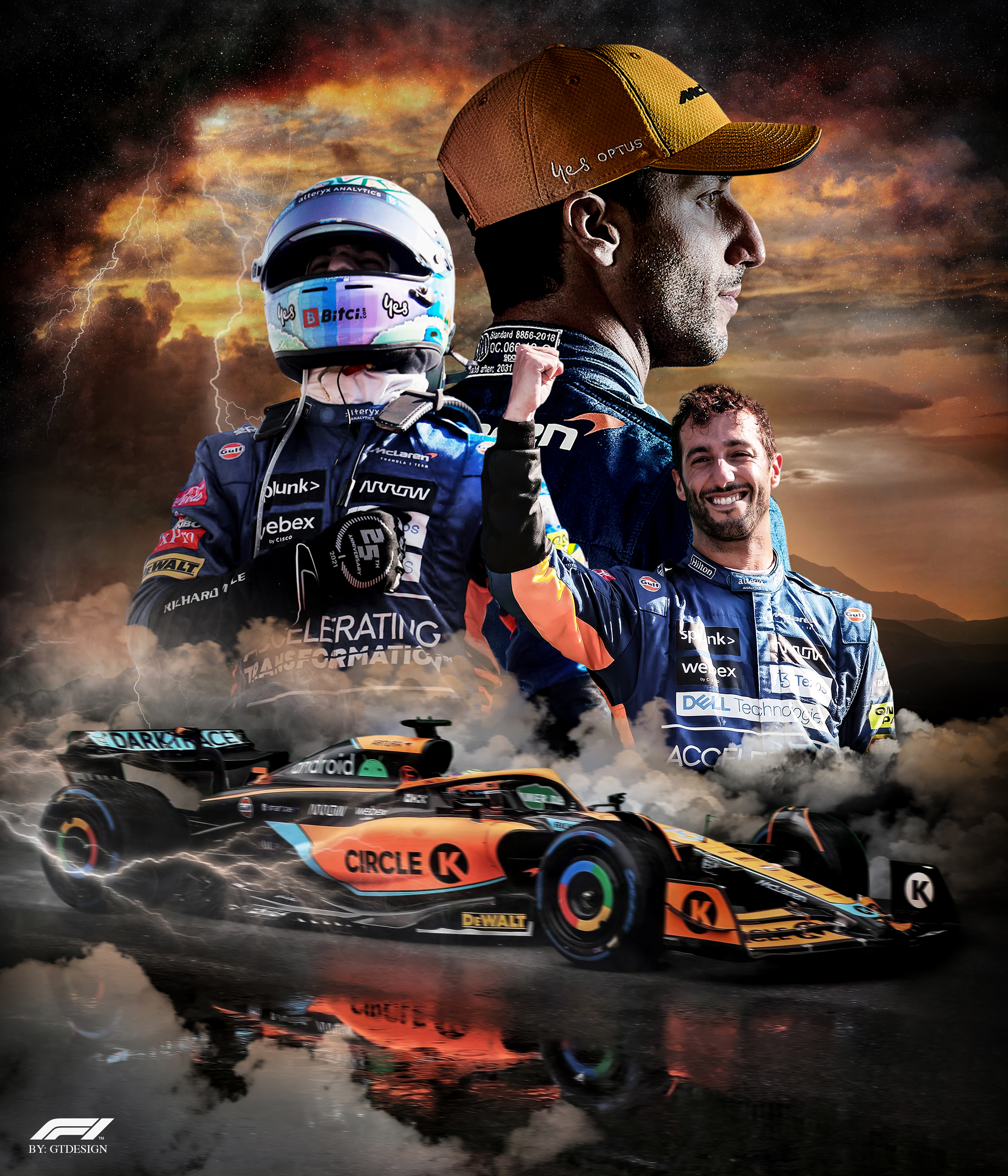 Some F1 posters I made last season, looking forward to even more this season!