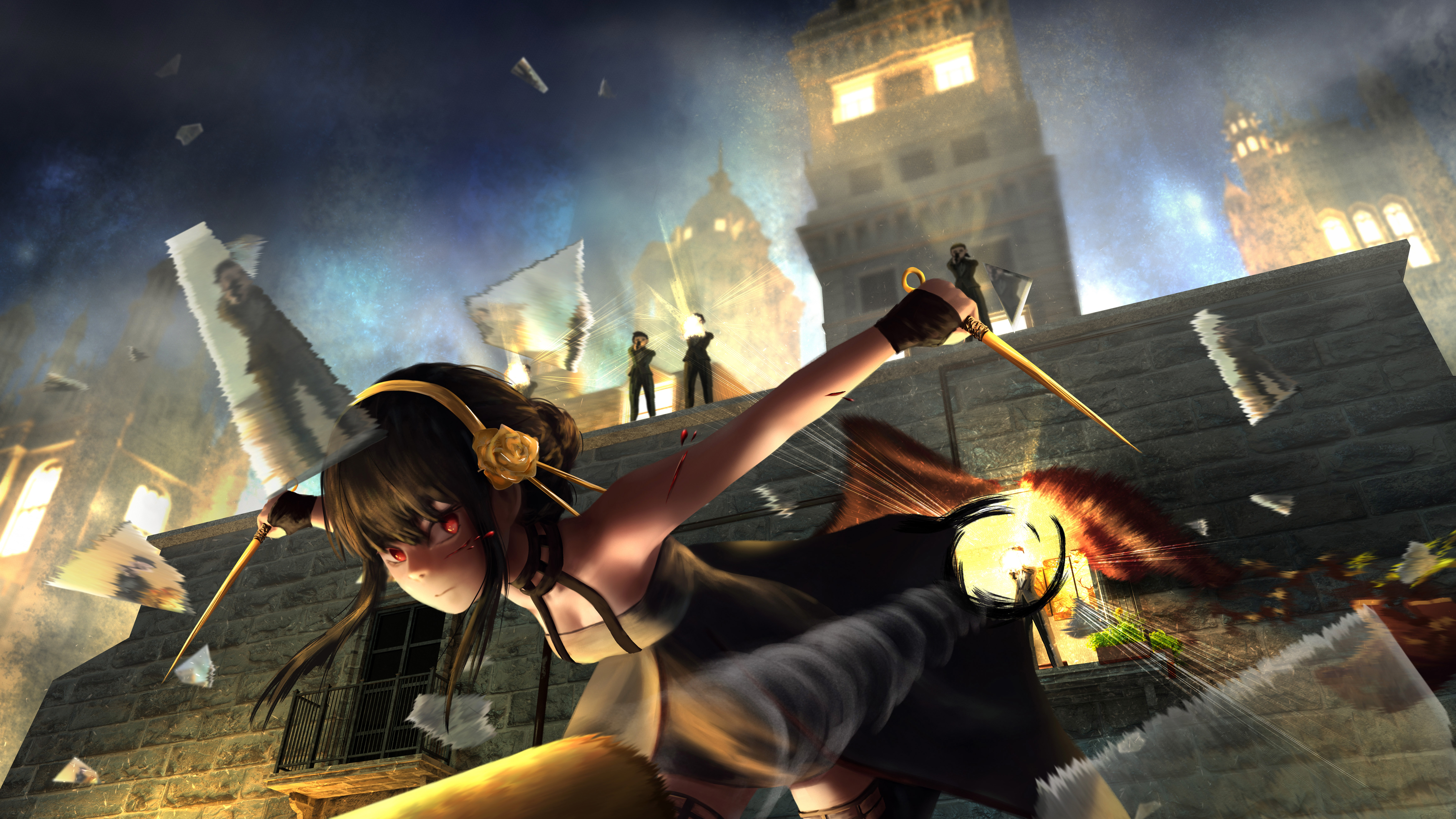 Yor Forger 4K 5K HD Spy x Family Wallpaper