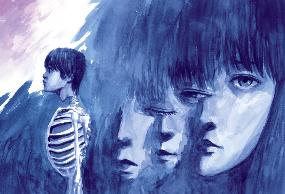 BLOOD ON THE TRACKS” ch120 color illustration. Textless + HD Ver. #血の轍