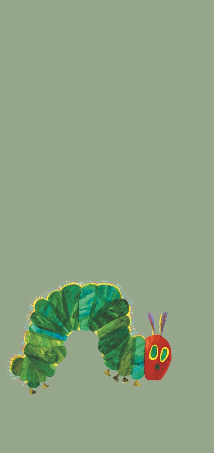 the very hungry caterpillar phone wallpaper background 3