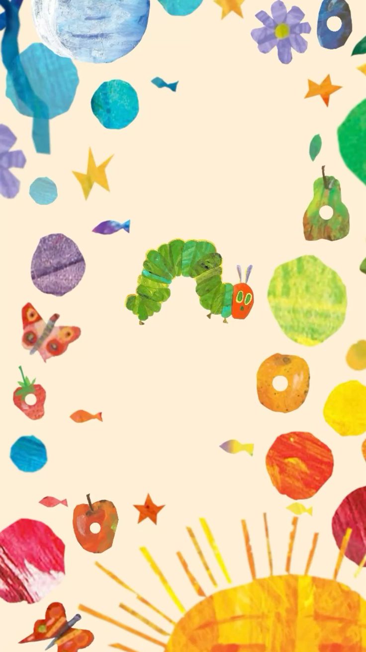 Hungry caterpillar wallpaper iPhone