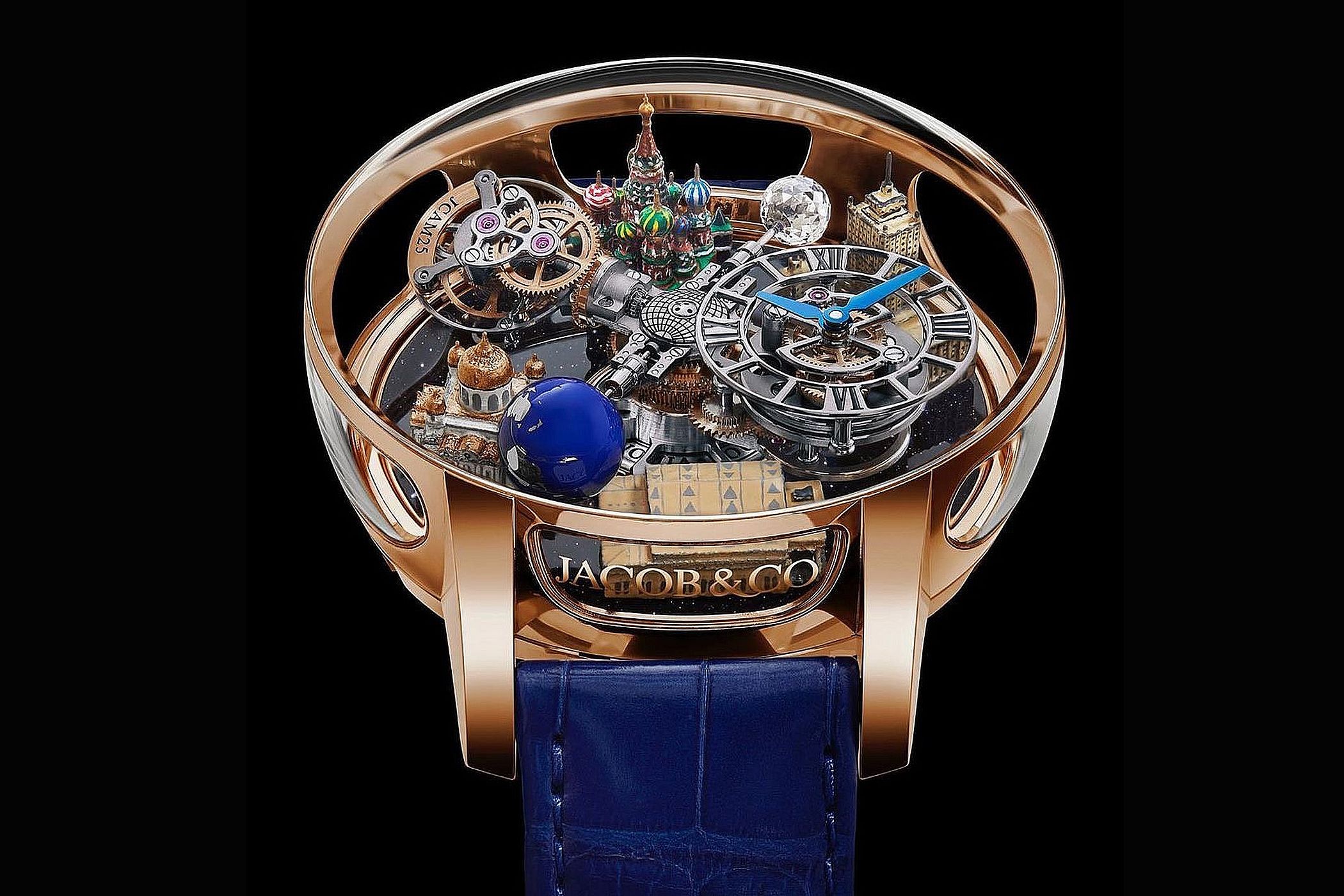 Wallpaper gold, mechanism, black background, wrist watch, Jacob & Co, Astronomia Tourbillon Moscow for mobile and desktop, section стиль, resolution 2100x1400