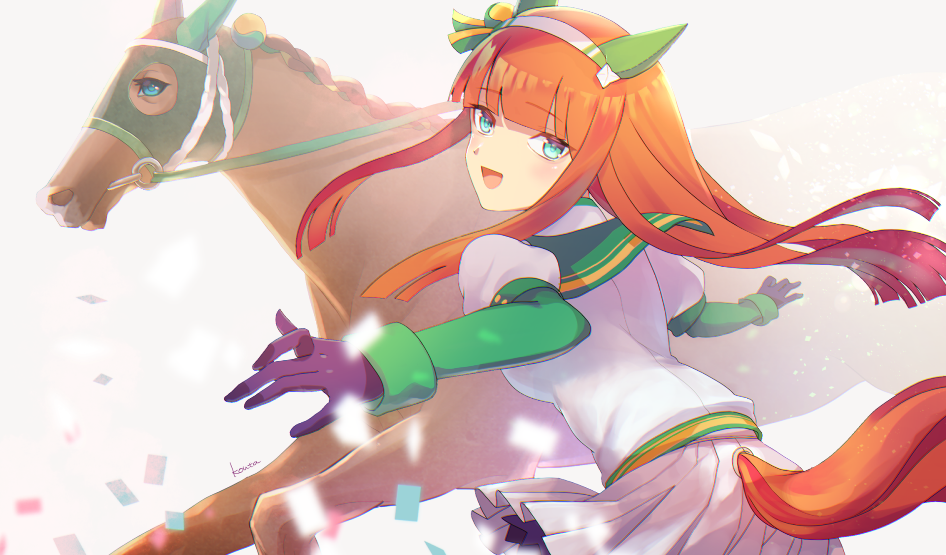 Silence Suzuka HD Anime Wallpaper. Uma Musume: Pretty Derby Spotlight by 比和コウタ