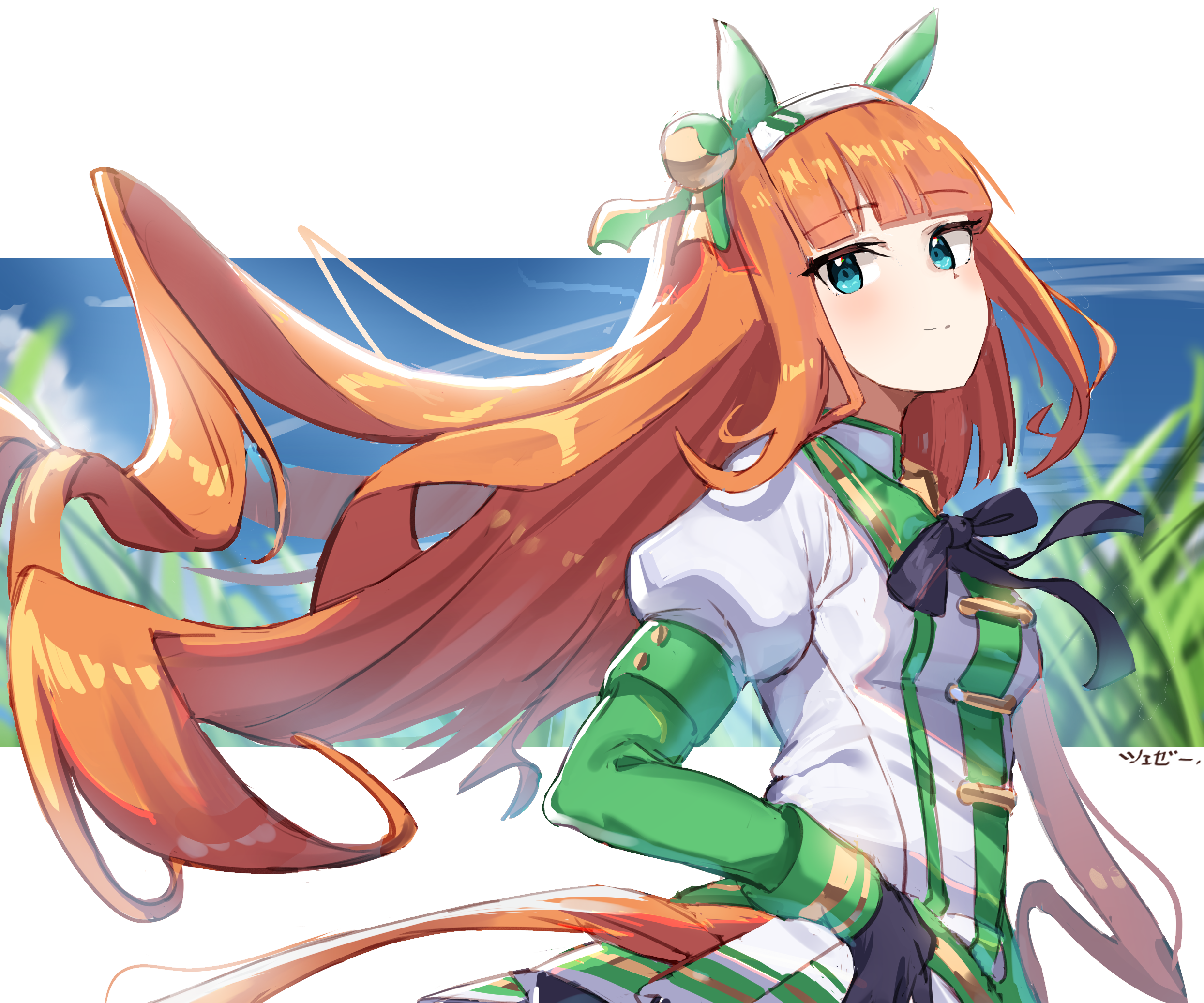 Download Silence Suzuka Anime Uma Musume: Pretty Derby HD Wallpaper