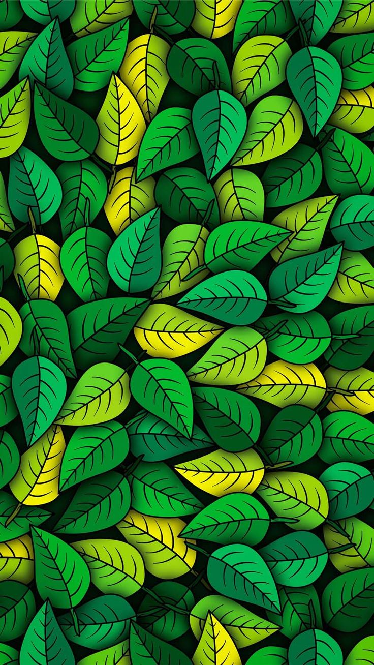 Green Leaves iPhone Wallpaper HD