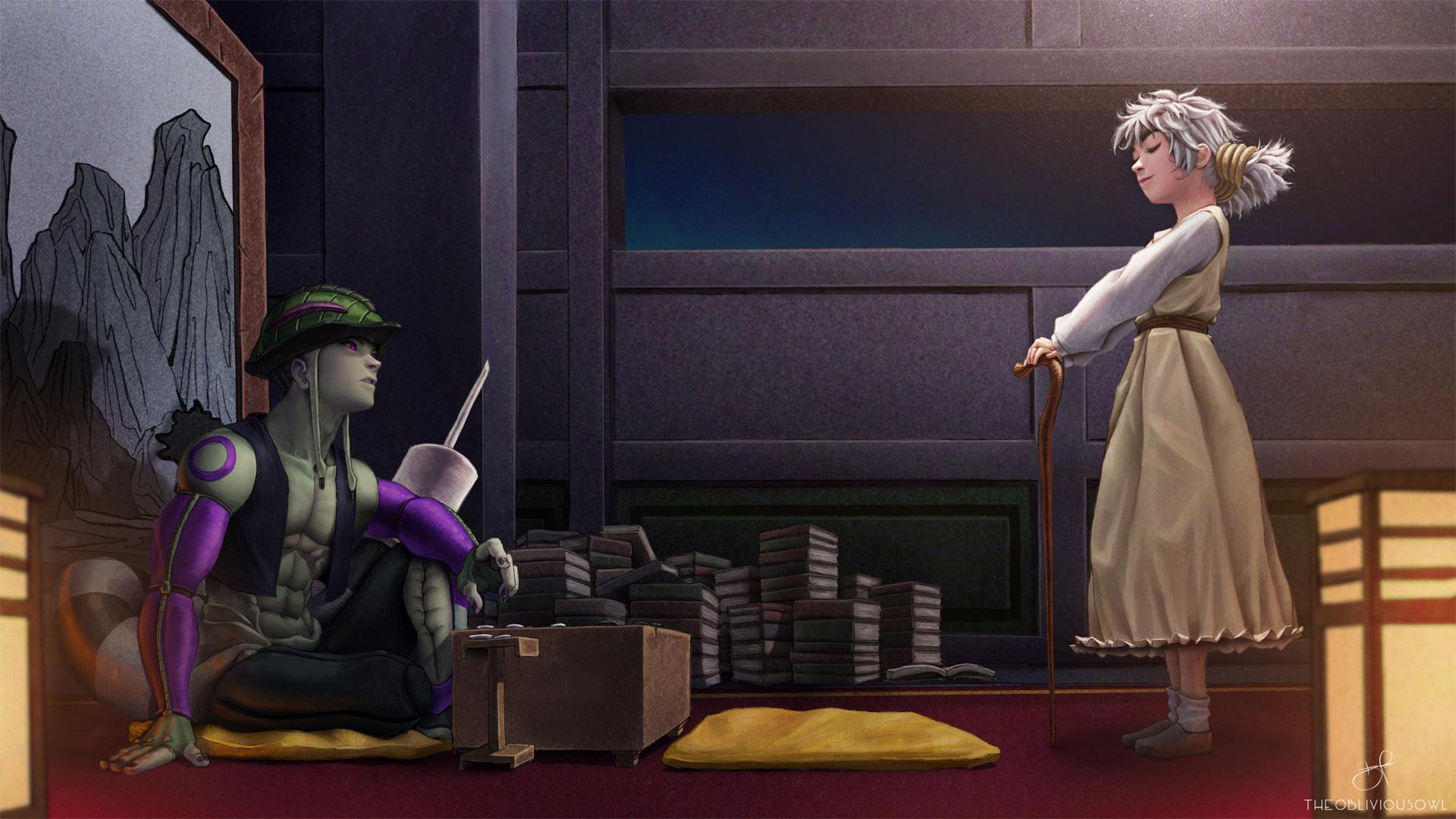 My painting of Meruem and Komugi