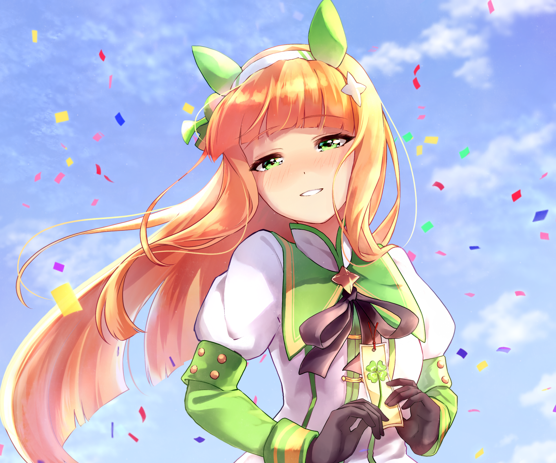 Download Silence Suzuka Anime Uma Musume: Pretty Derby HD Wallpaper