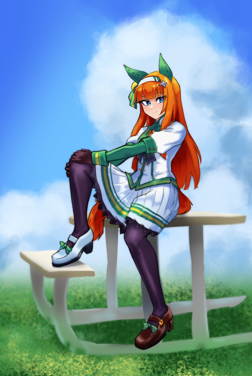 Silence Suzuka! Man, this horse racing game is serious. -- #ウマ娘 #umamusume #fanart