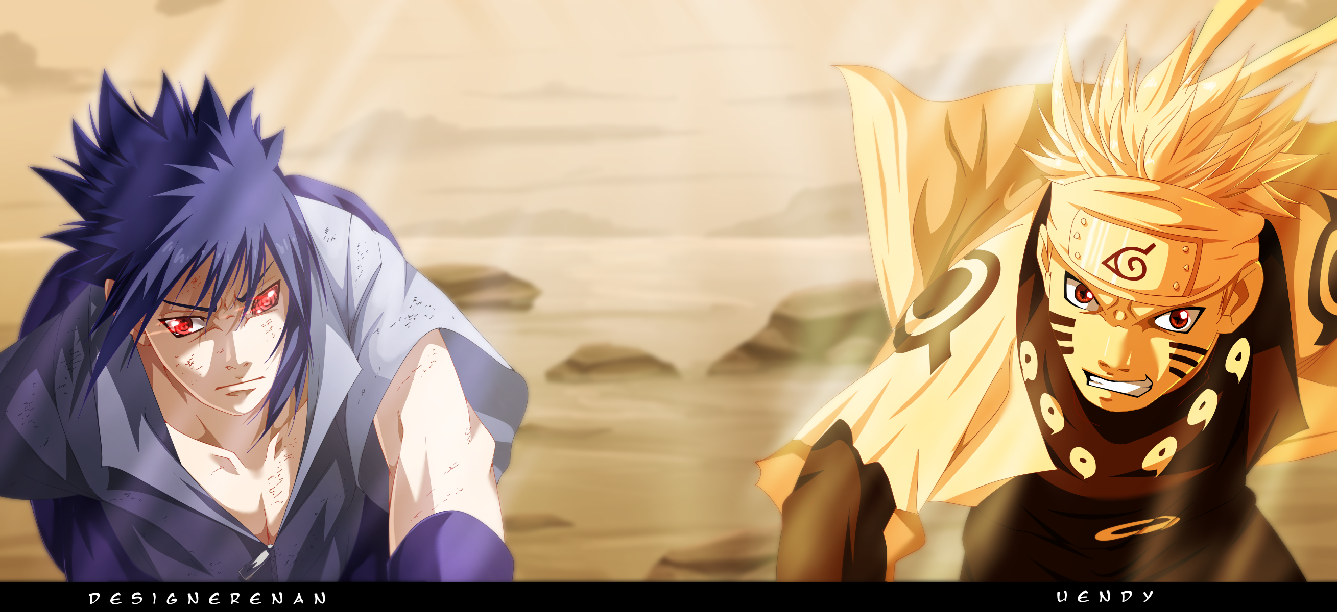 Sage of Six Paths: Naruto & Sasuke HD Wallpaper