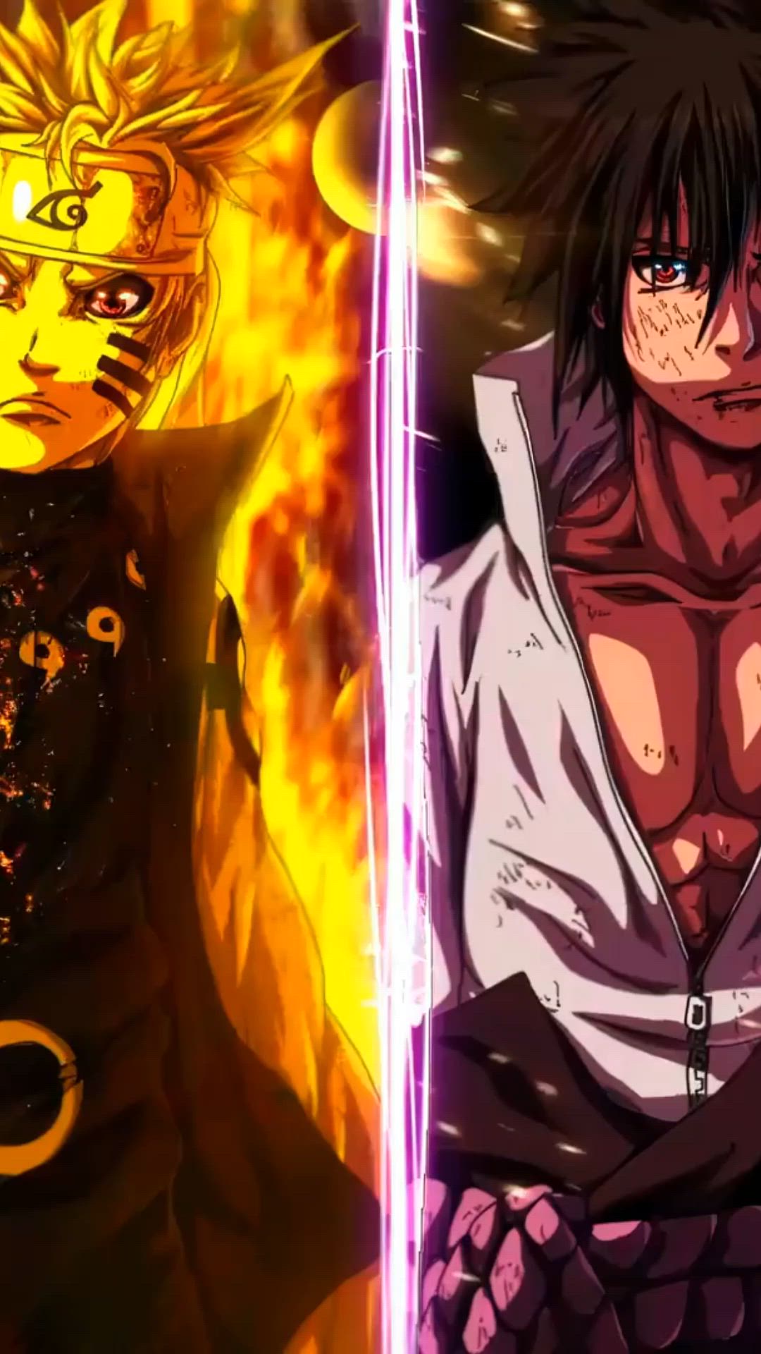 Naruto Six Paths Sage Mode vs Sasuke Six Paths