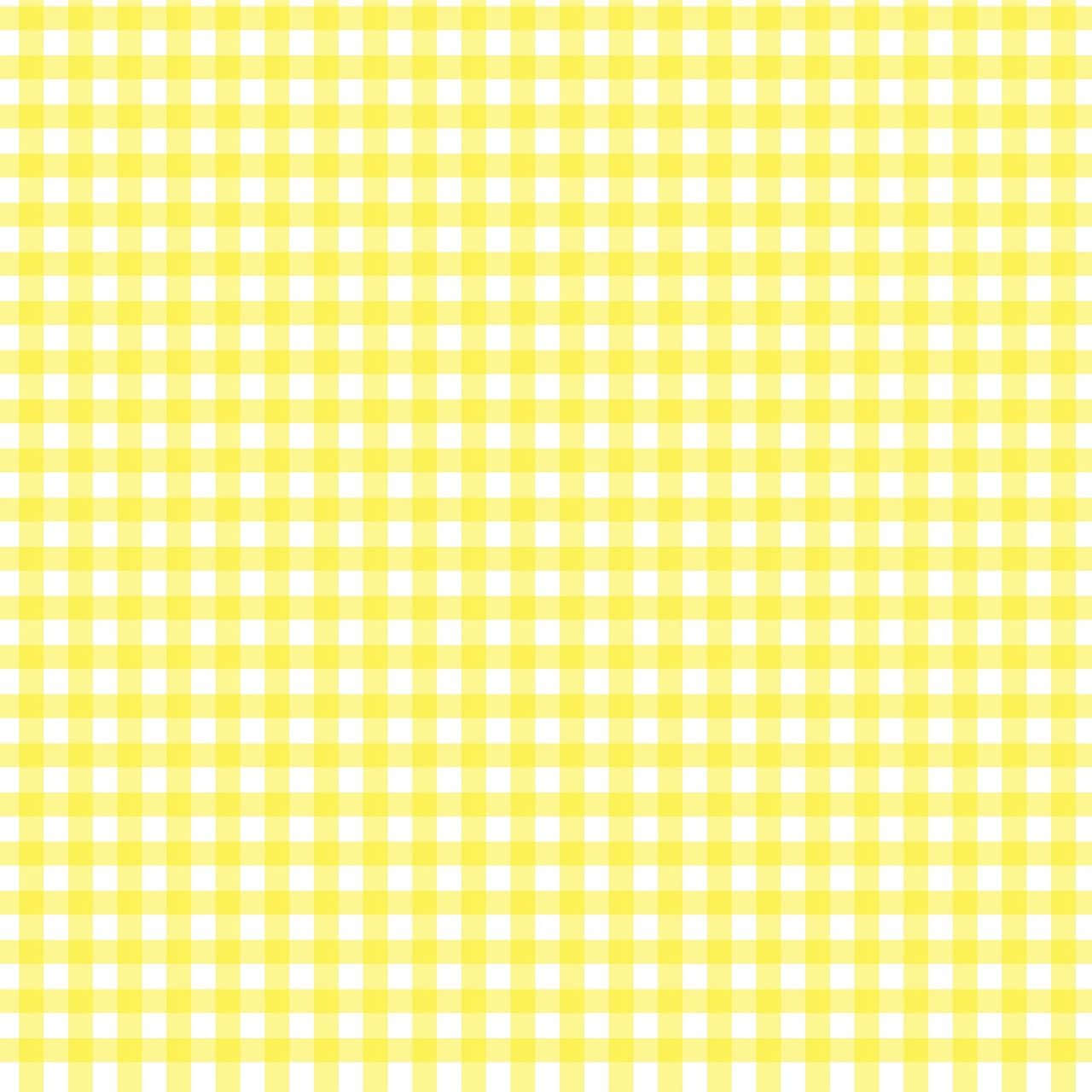 Download Aesthetic Bright Yellow Plaid Wallpaper