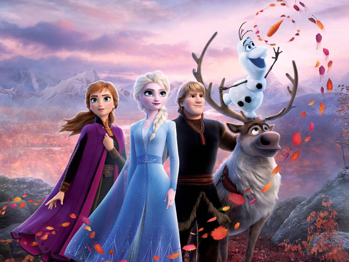 Download Frozen Characters Pixel Disney Laptop Wallpaper