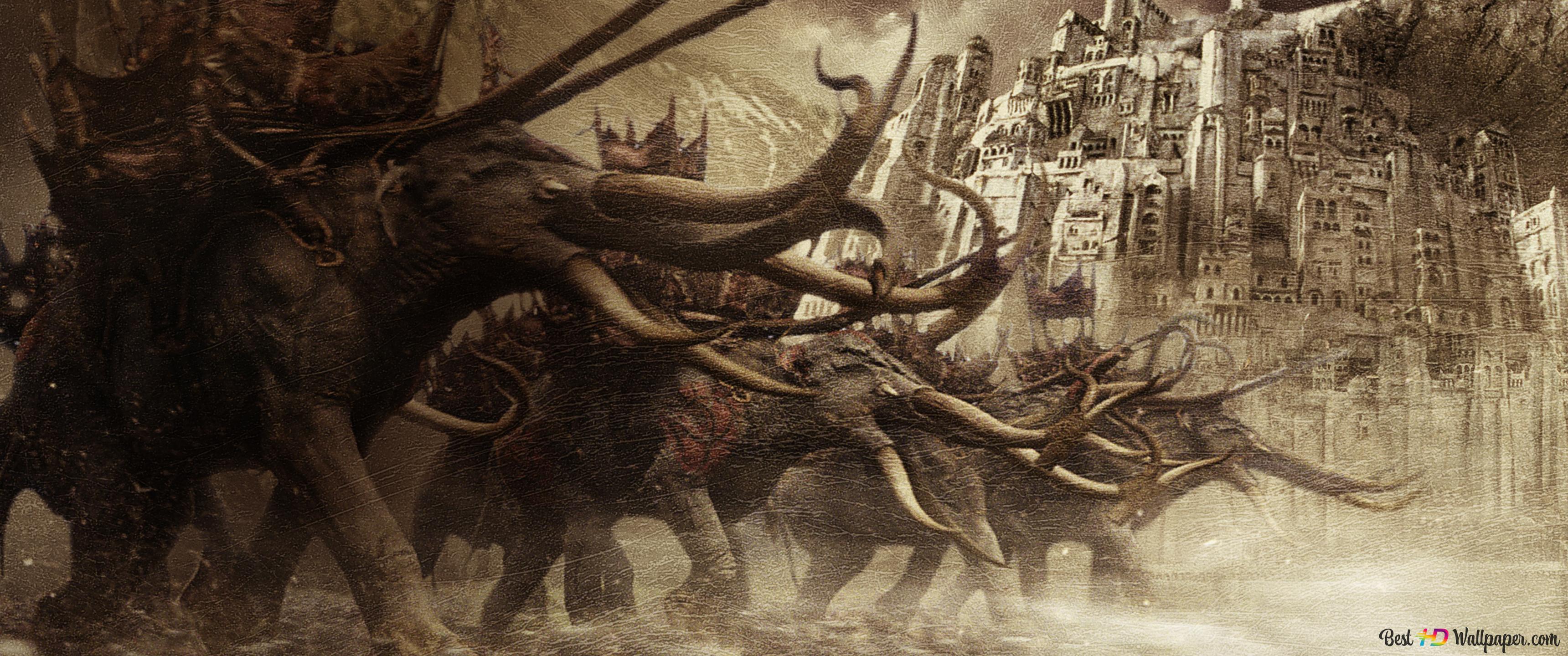 Minas Tirith Lord of The Rings & The Return of The King 4K wallpaper download