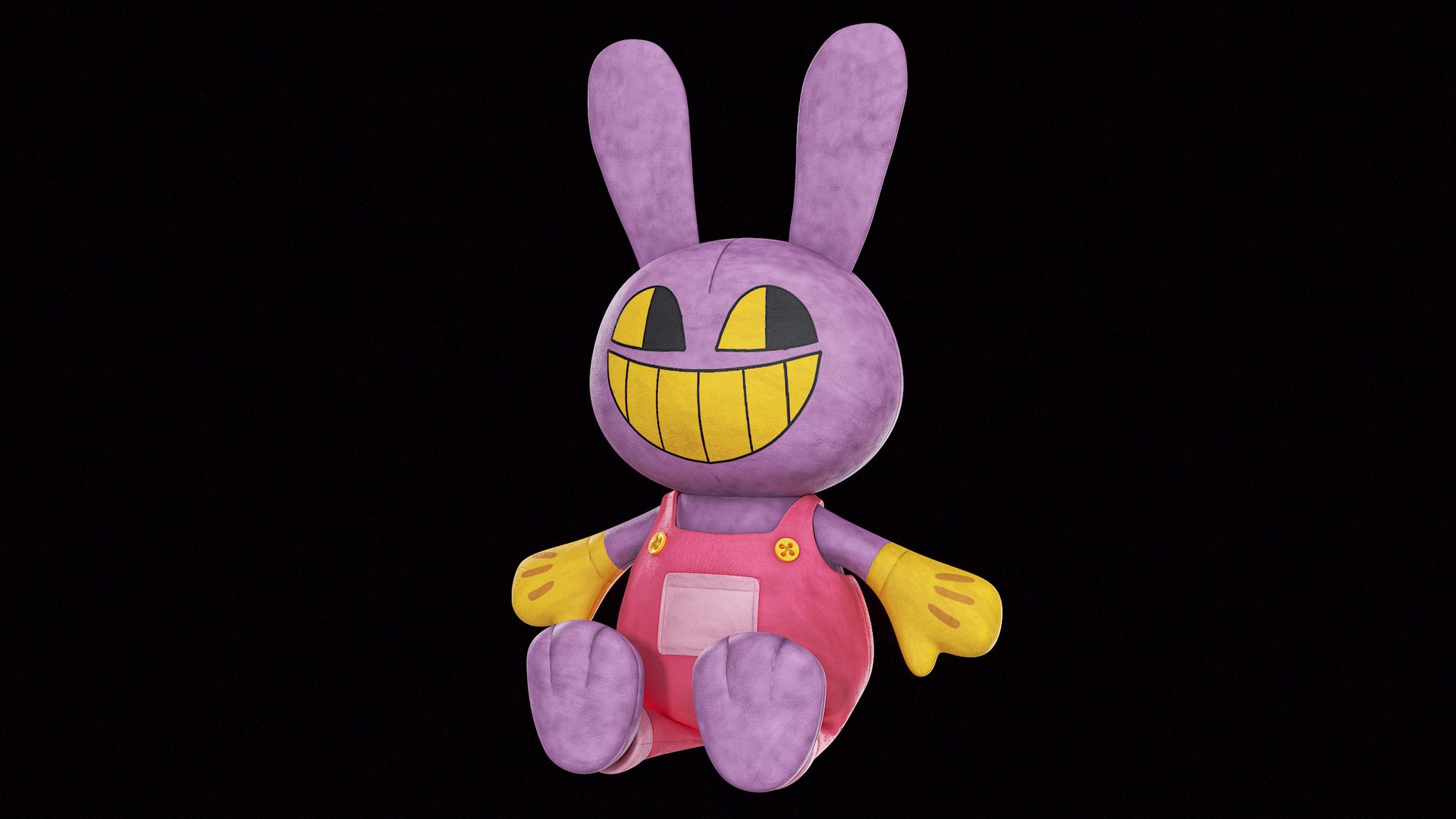 Rabbit Jax From The Amazing Digital Circus Toy PBR 3D Model