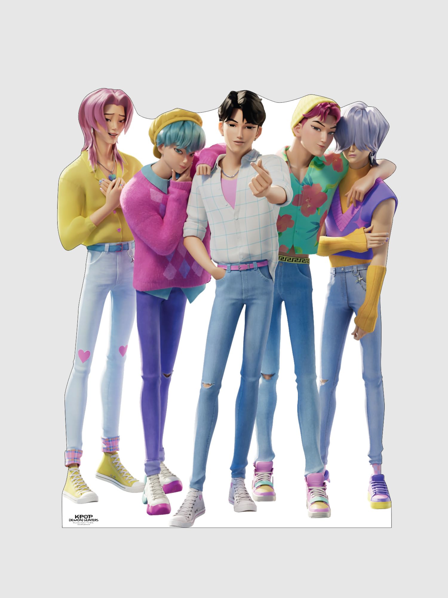 KPop Demon Hunters Saja Boys Cardboard Cutout Standee