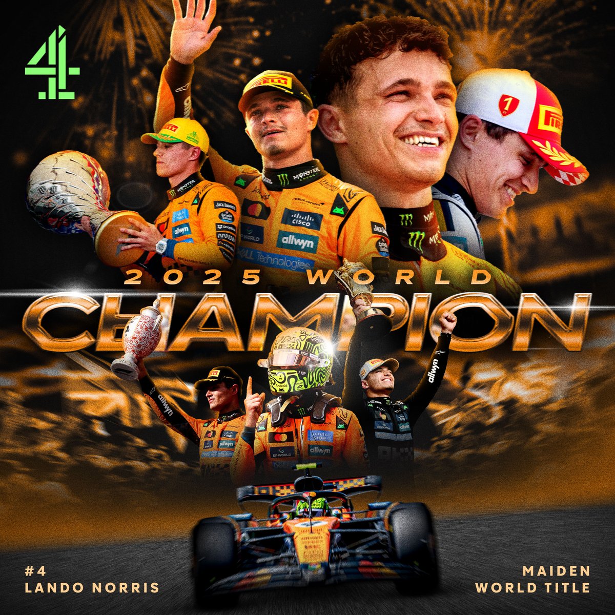 The smile's even bigger today. is your 2025 World Champion