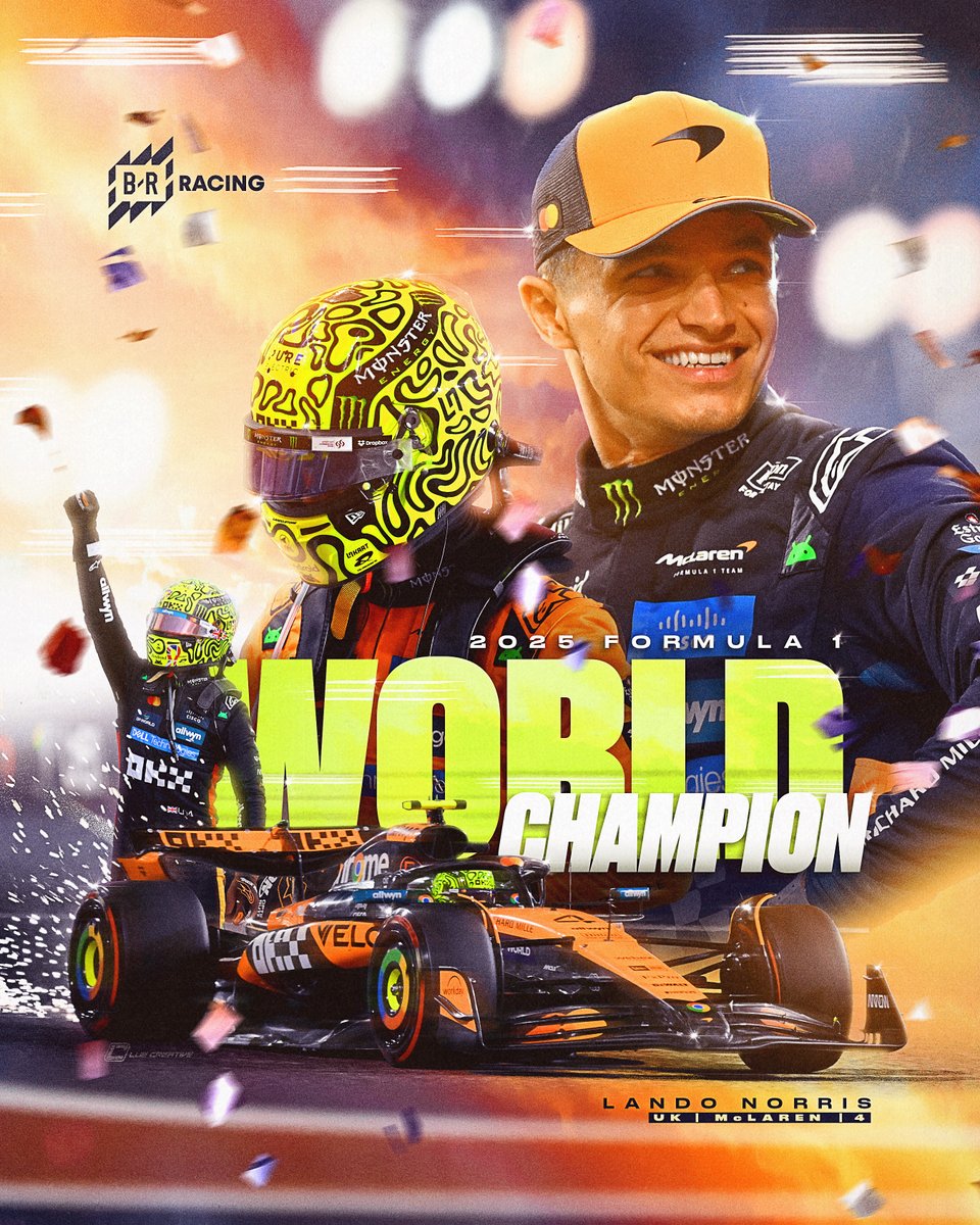 LANDO NORRIS is your new 2025 Formula 1 World Champion!