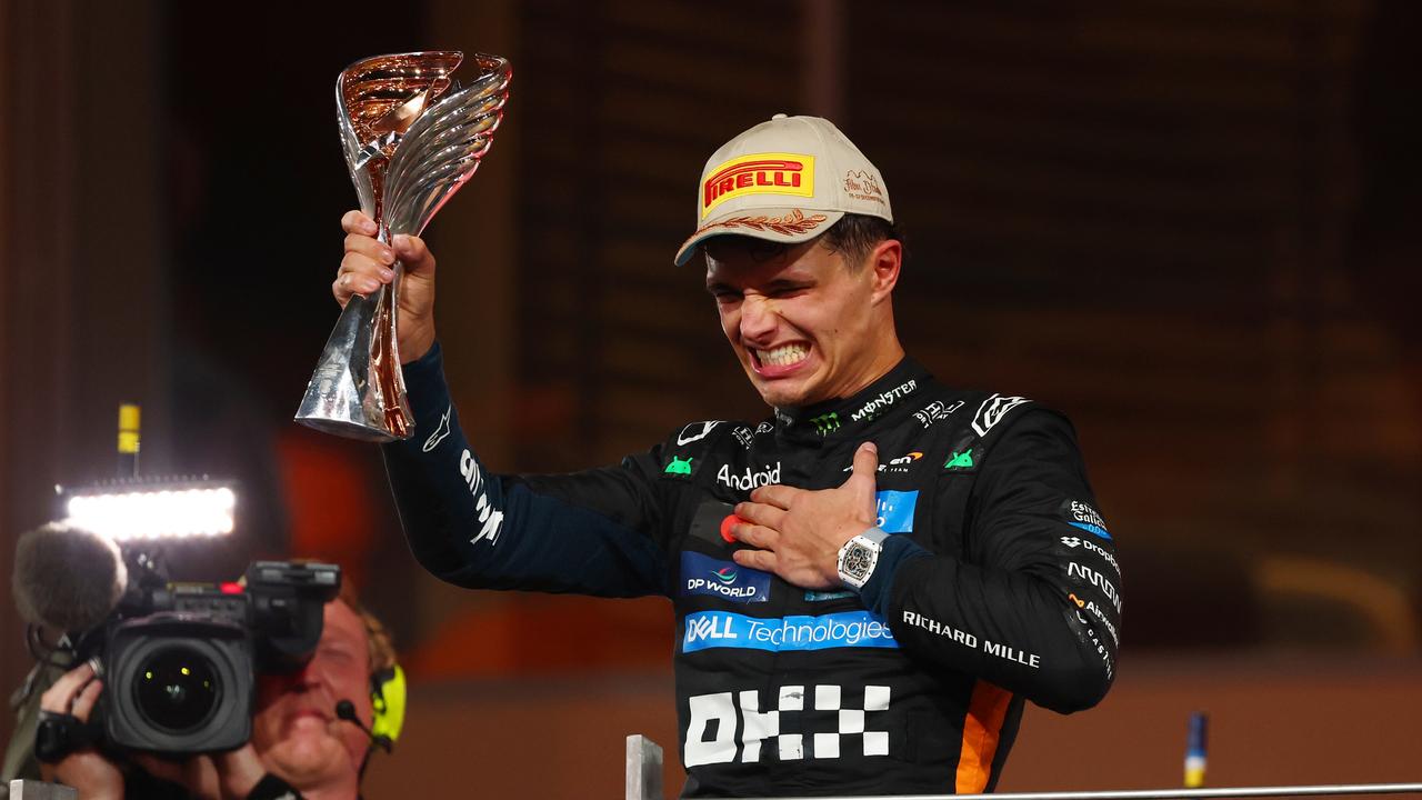F1 2025: Lando Norris' drivers' championship trophy nowhere to be seen. news.com.au