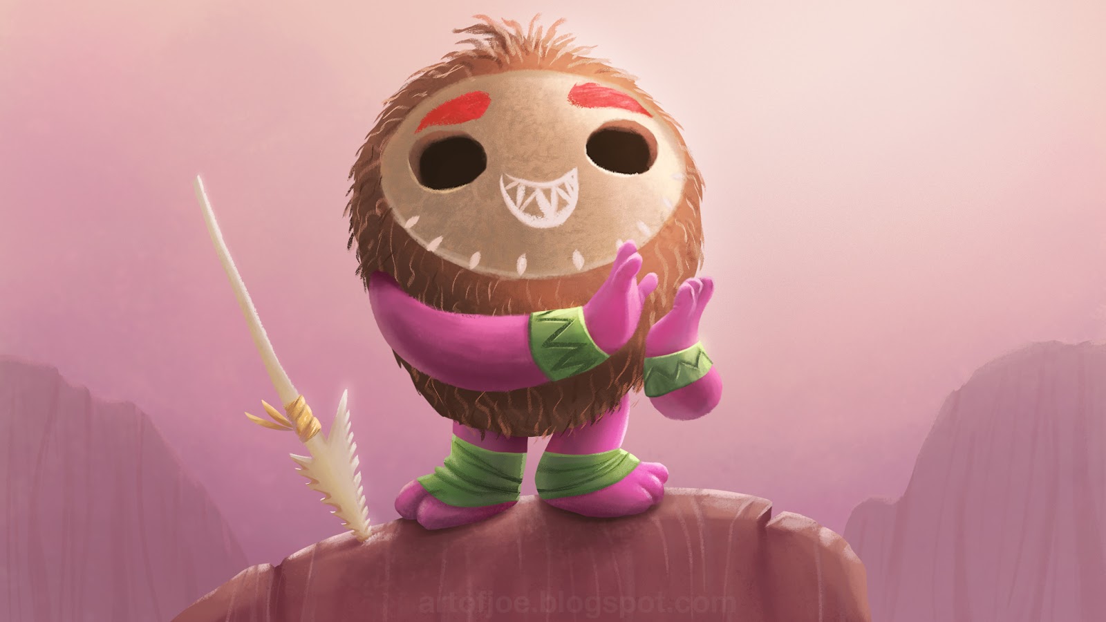 art of Joe Daniels: Kakamora of Moana