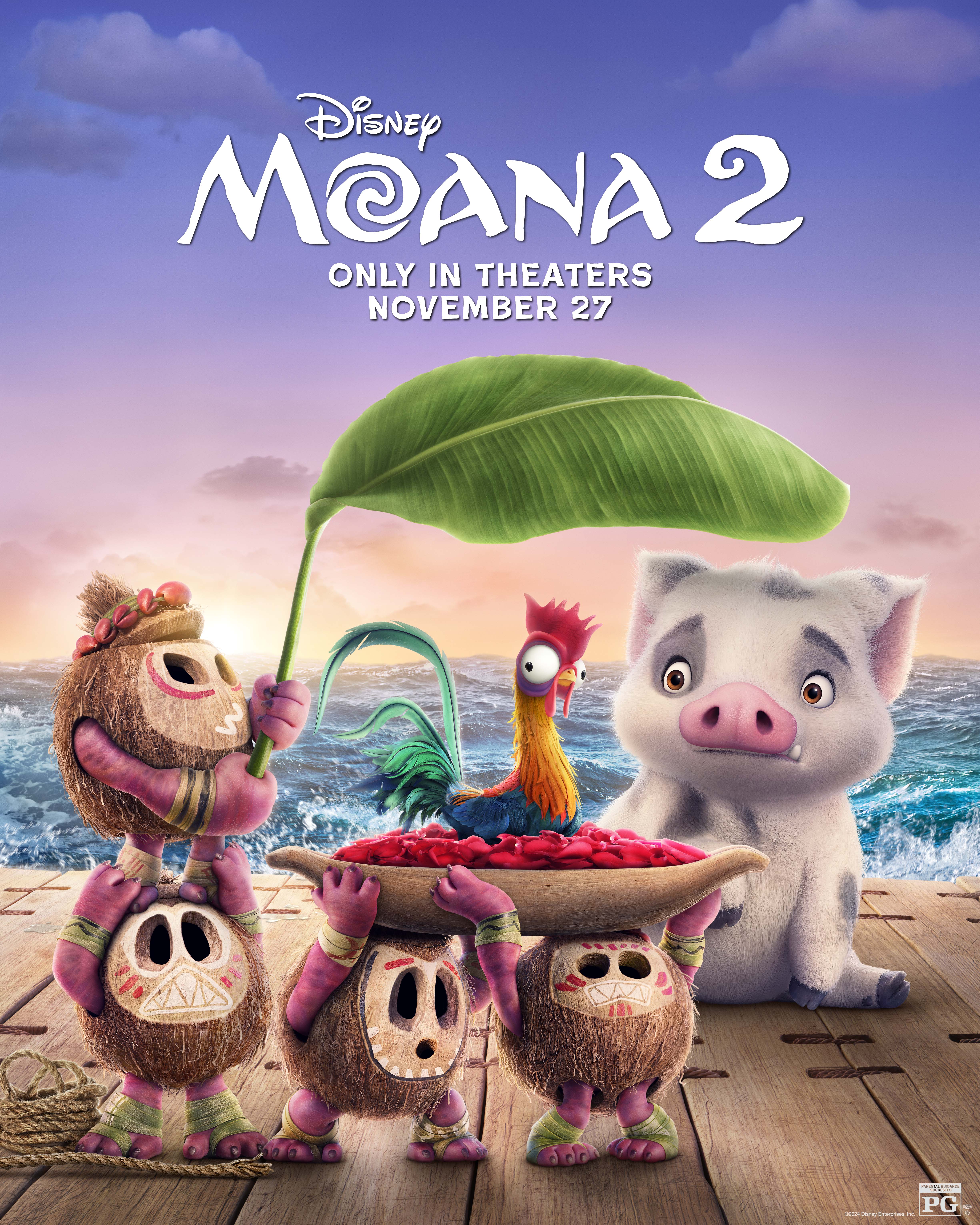 Moana 2 Character Poster