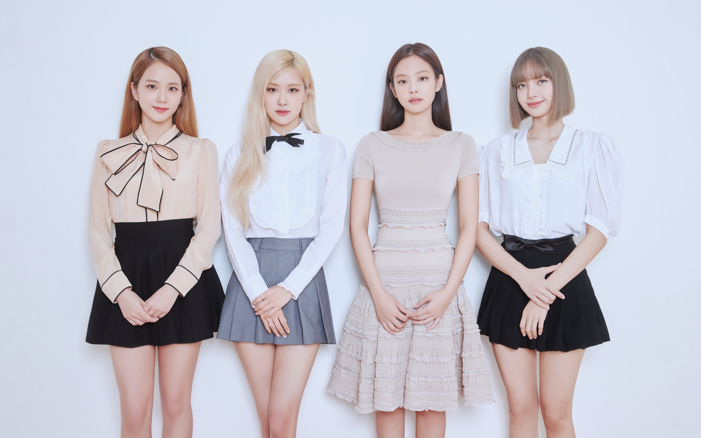 Blackpink Wallpaper 4K, Girl group, Jisoo, Lisa, Jennie