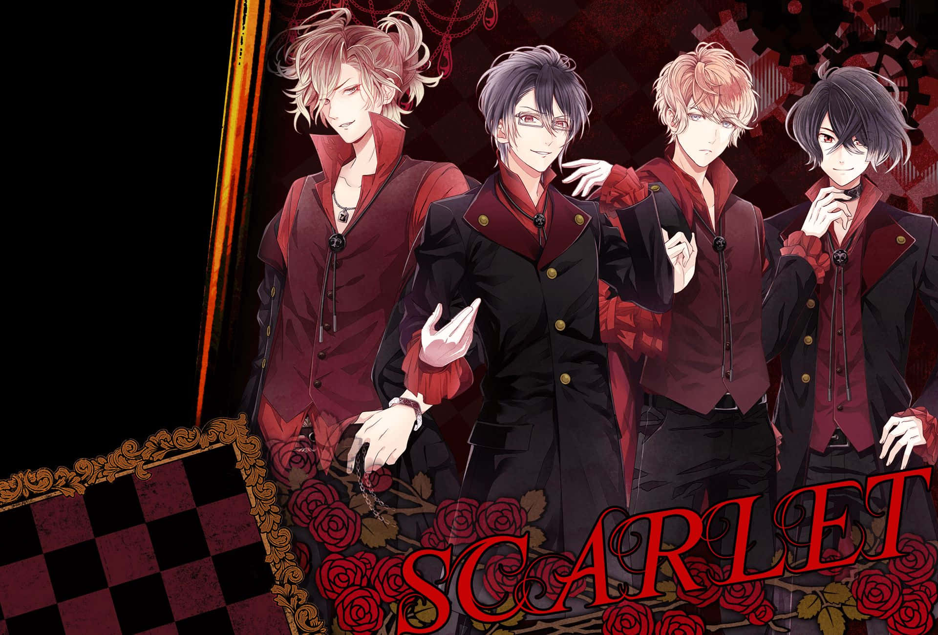 Download Yuma Mukami From Diabolik Lovers In A Dark Surrealistic Setting. Wallpaper
