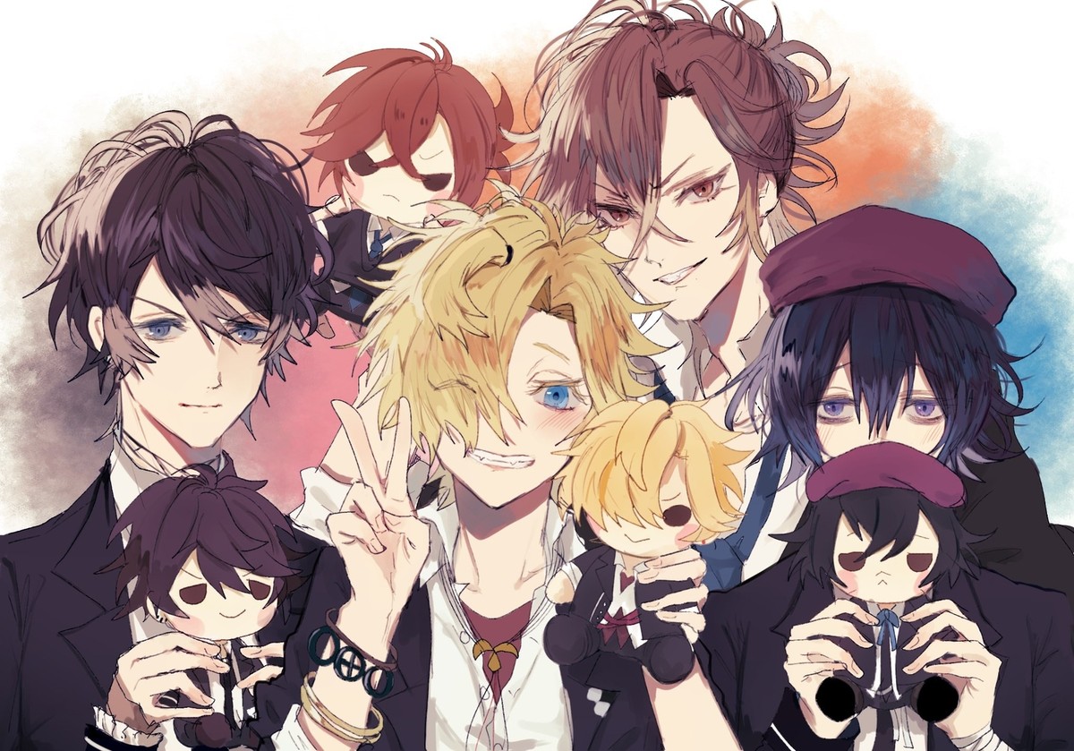 Anime diabolik lovers yuma mukami azusa kou Playmat Gaming Mat