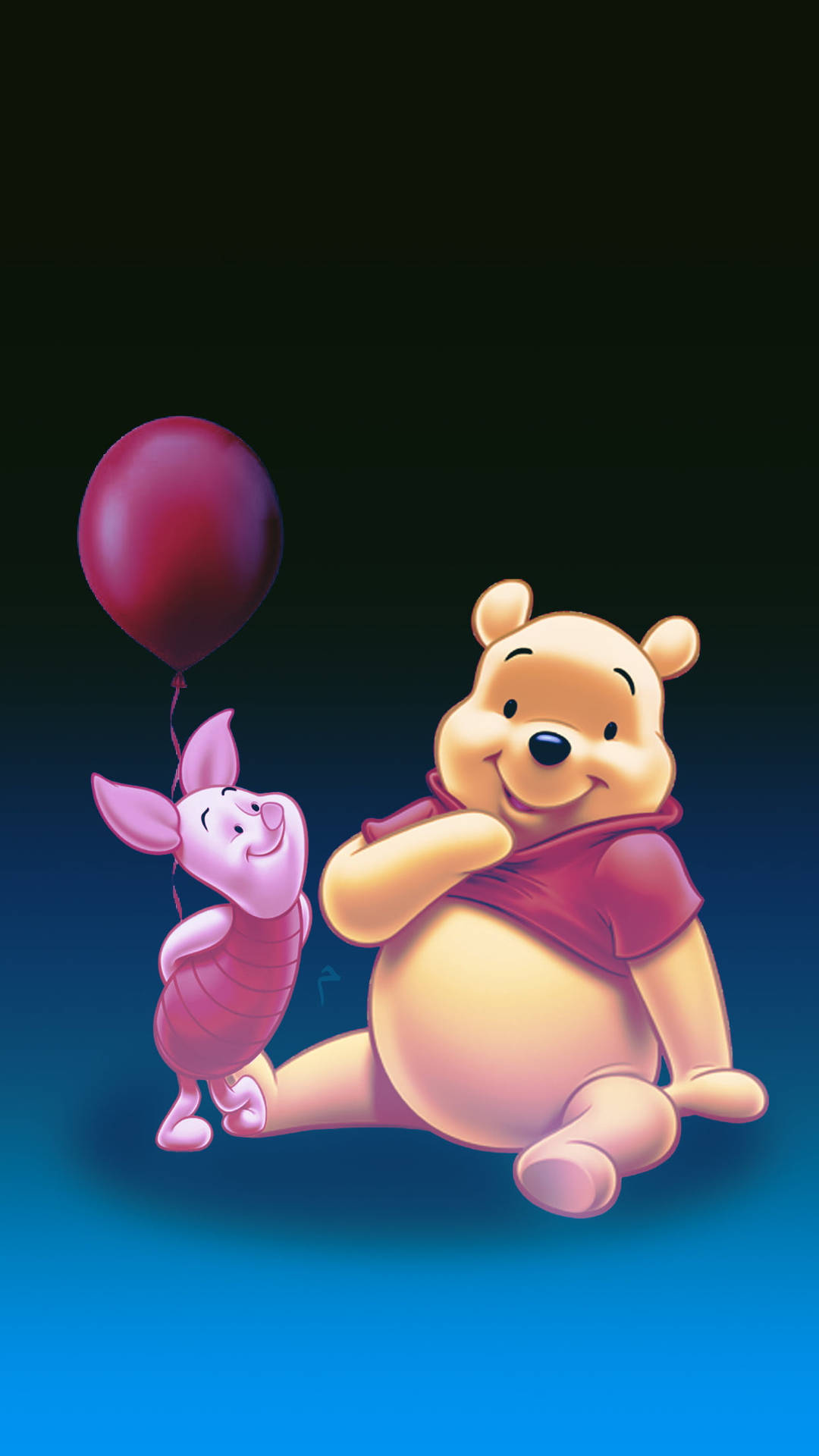 Download Cute Winnie The Pooh iPhone Piglet Friendly Wallpaper