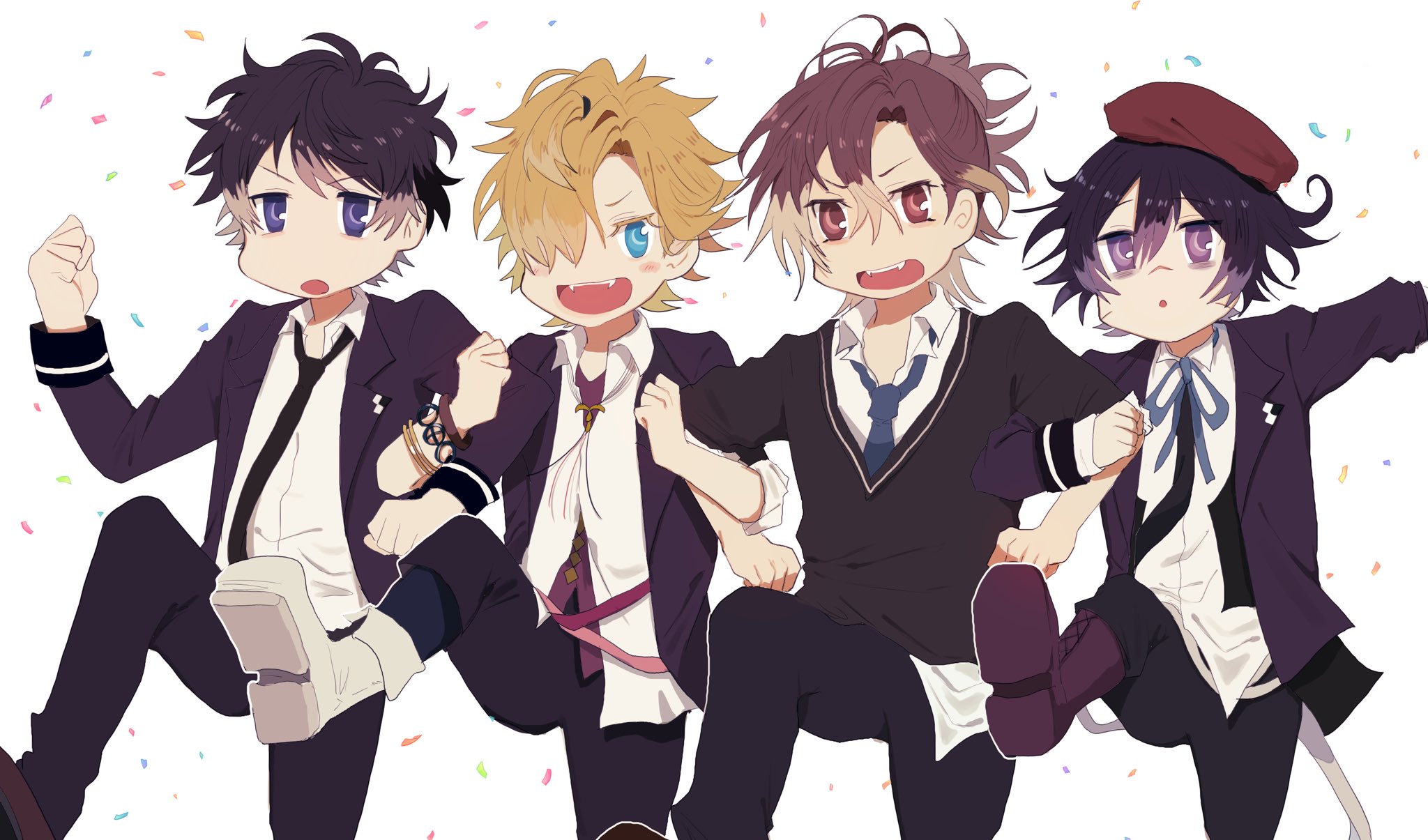 Download Yuma Mukami Ruki Mukami Kou Mukami Azusa Mukami Anime Diabolik Lovers HD Wallpaper
