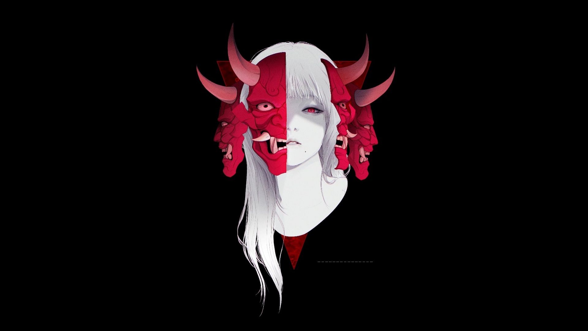 Oni mask Wallpaper, HD Oni mask Background on WallpaperBat