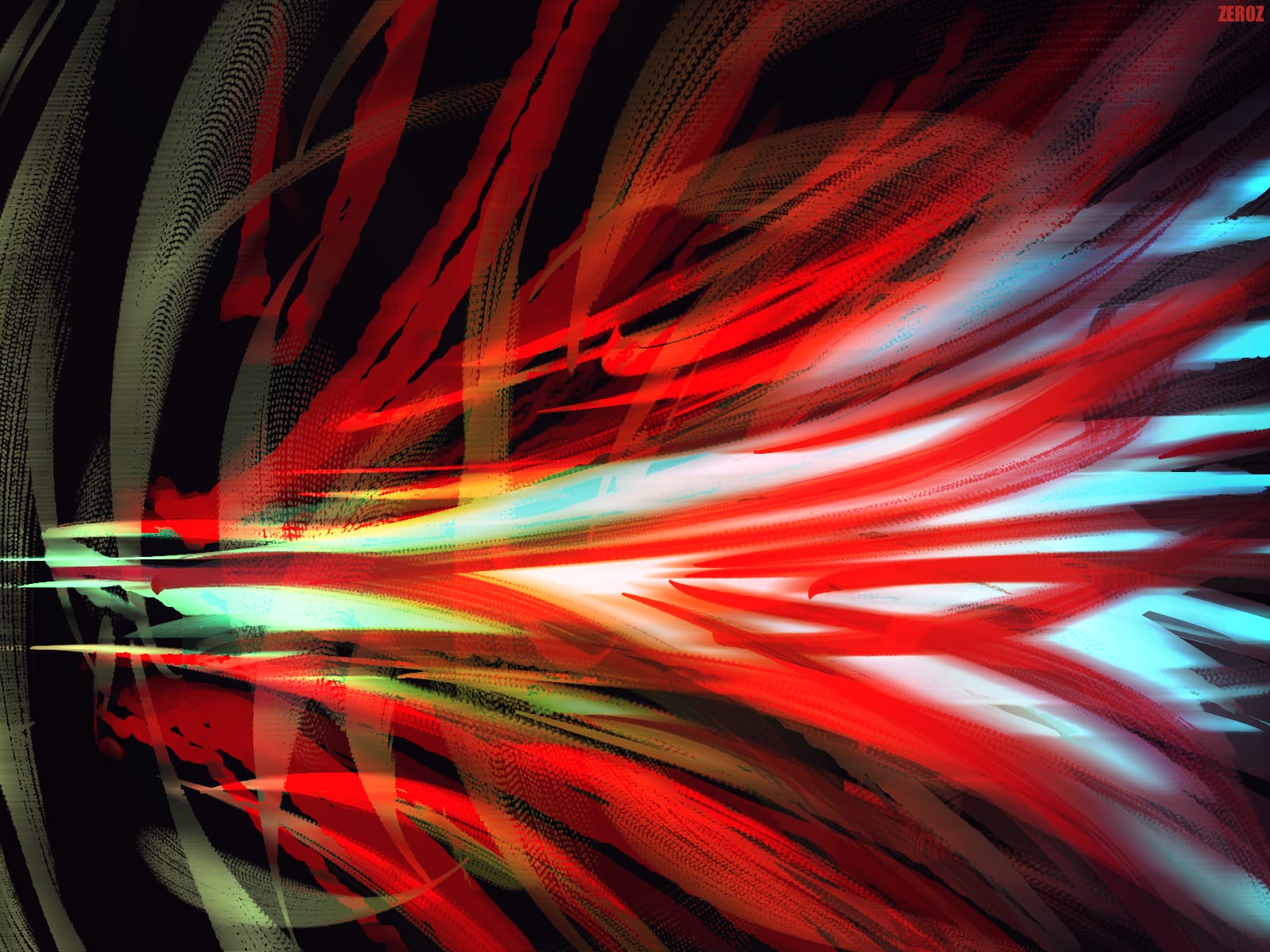 Black Flash from Jujutsu Kaisen Zeroz Vi ART street