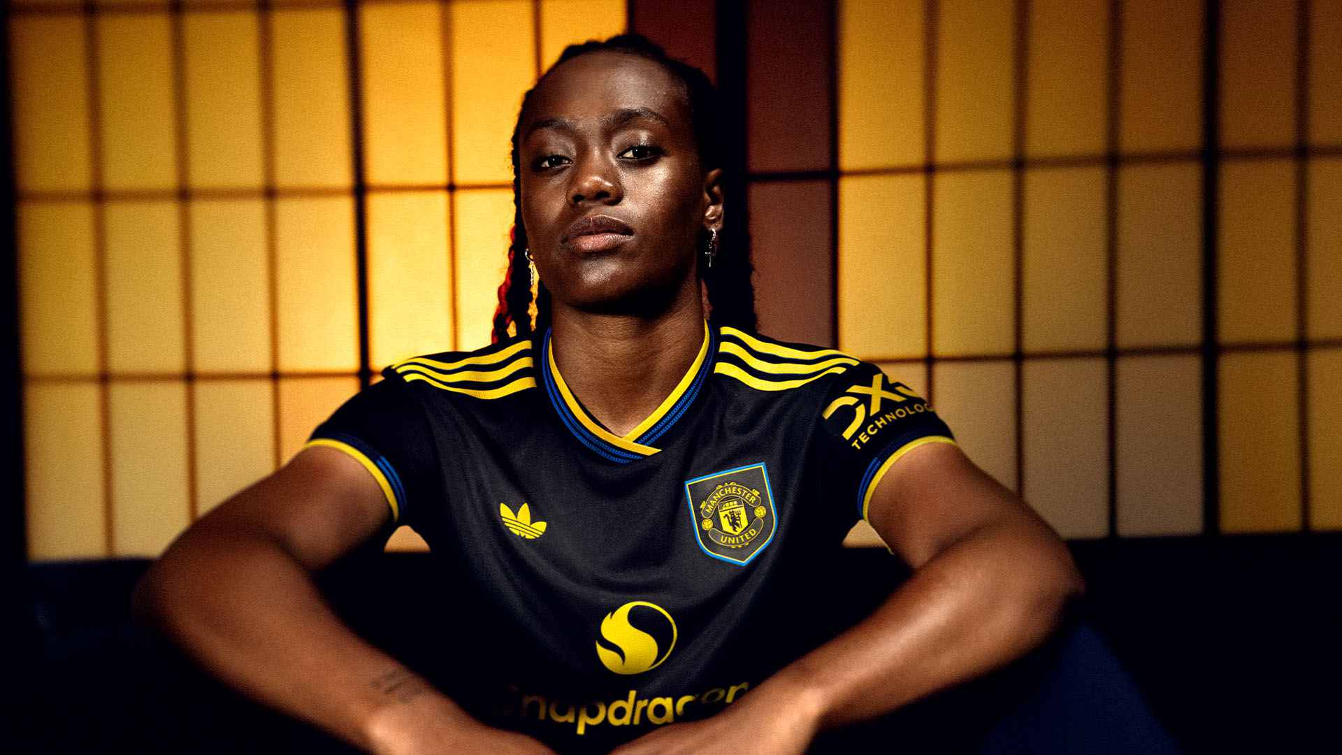 Gallery of Man Utd players in 2025 26 adidas third kit