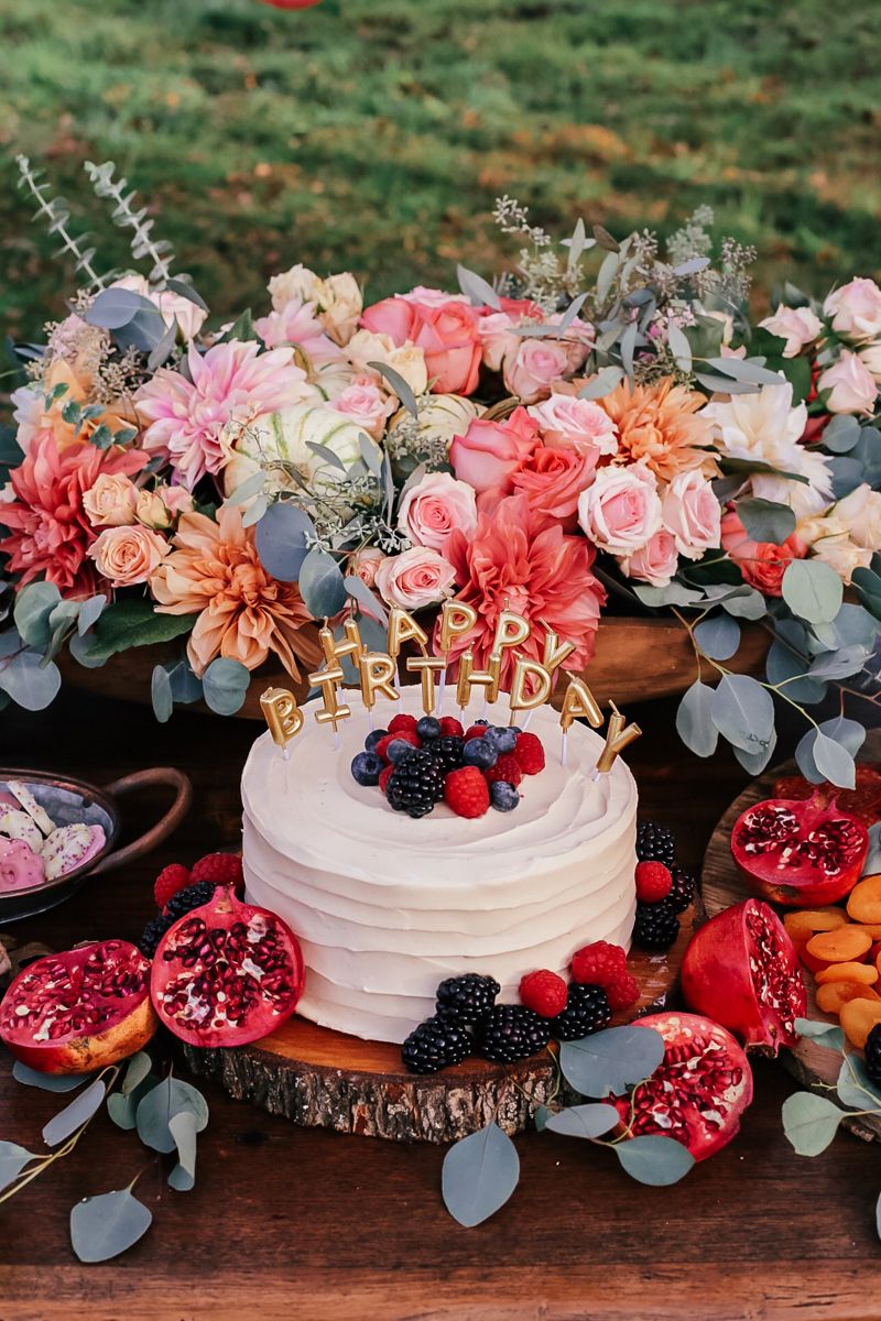 Outdoor Fall Birthday Party