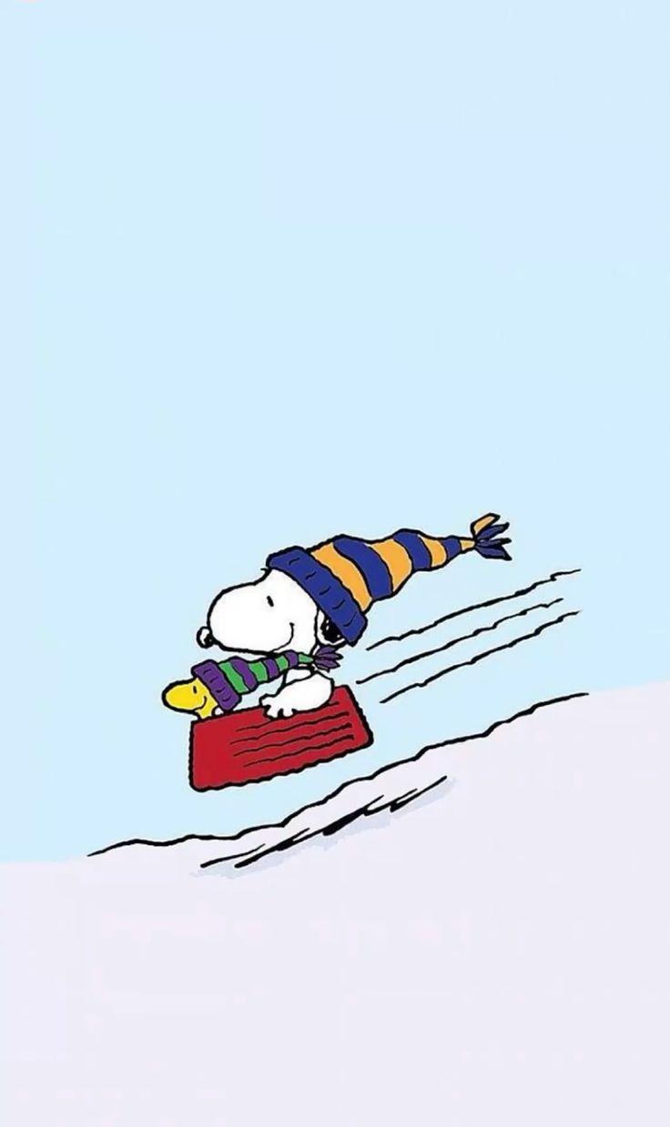 Cute Aesthetic Christmas Snoopy Wallpaper
