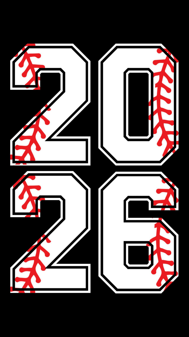 2026 New Year Wallpaper 4K, Baseball, AMOLED