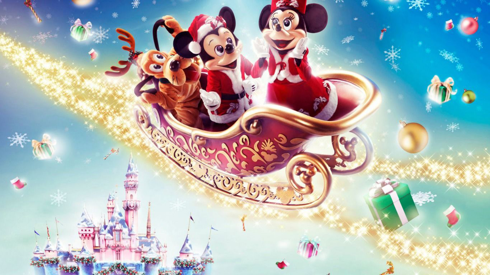 Disney Sparkling Christmas HD Disney Wallpaper