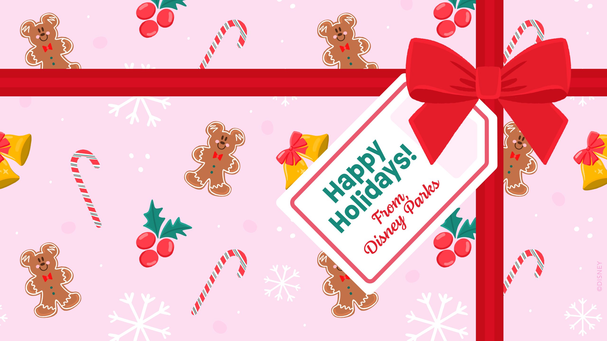 Get Festive With Disney's Holiday Wallpaper!