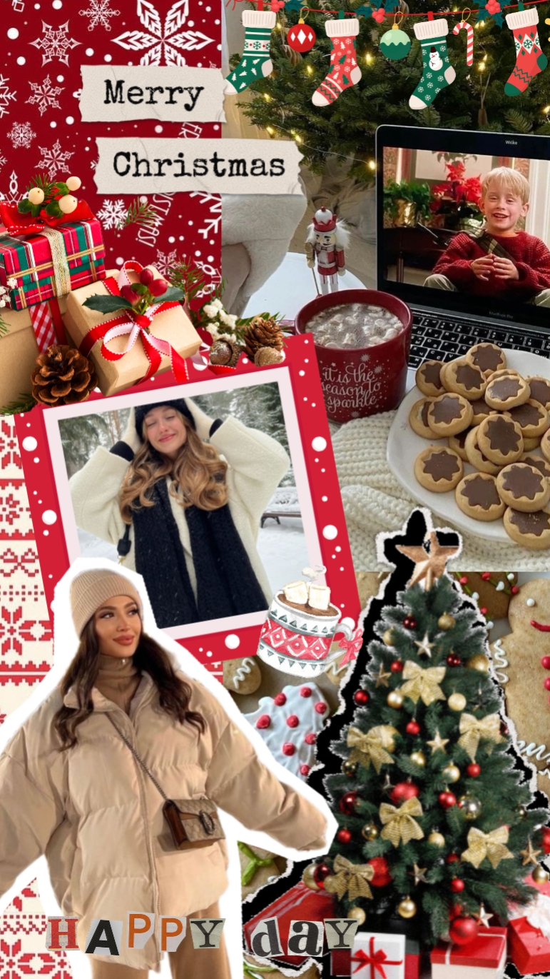 Preppy Christmas Wallpaper