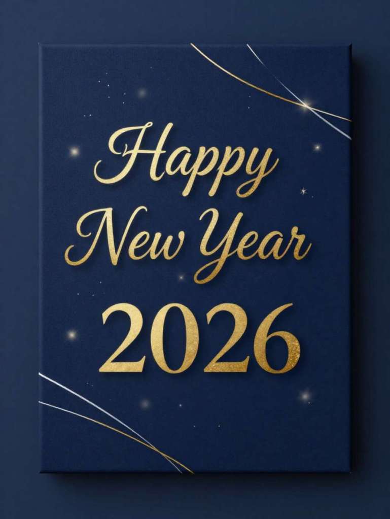 Happy New Year 2026. Greetings Image To Share With Loved Ones