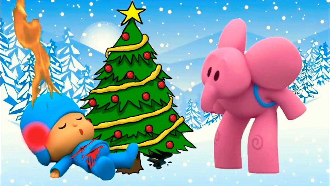 The Boo Boo Song com Pocoyo Christmas e magic bunny / happy new year pocoyo song / Nursery Rhymes