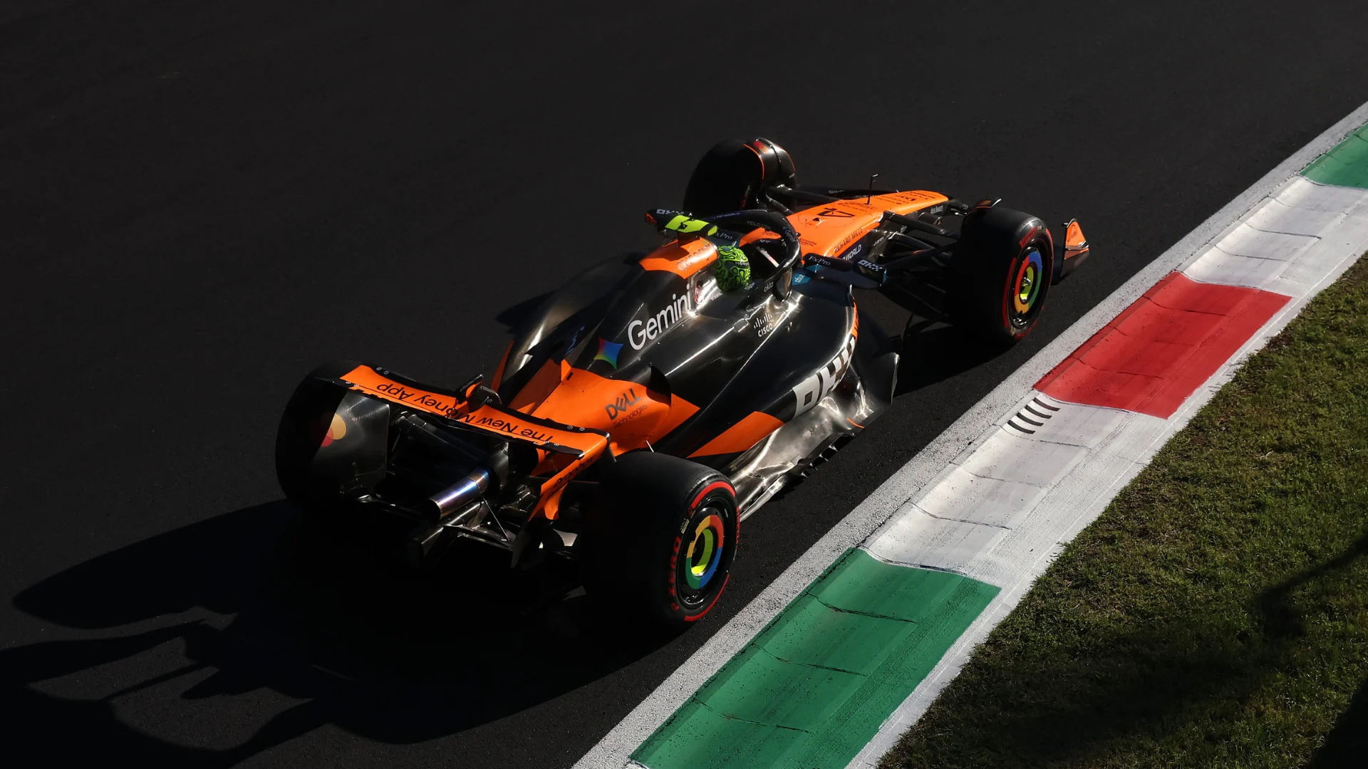 FP2: Lando Norris leads Charles Leclerc and Carlos Sainz during second practice