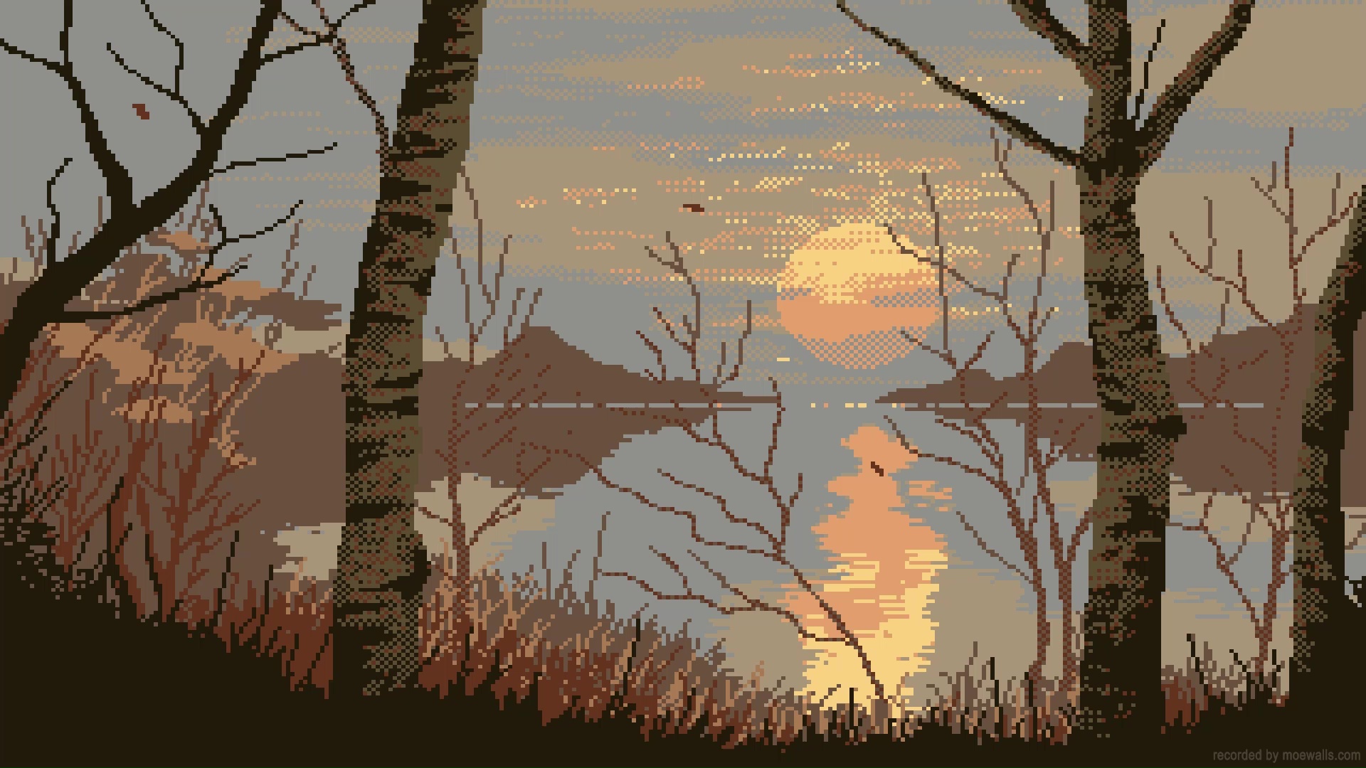 Aspen Lake Pixel Live Wallpaper