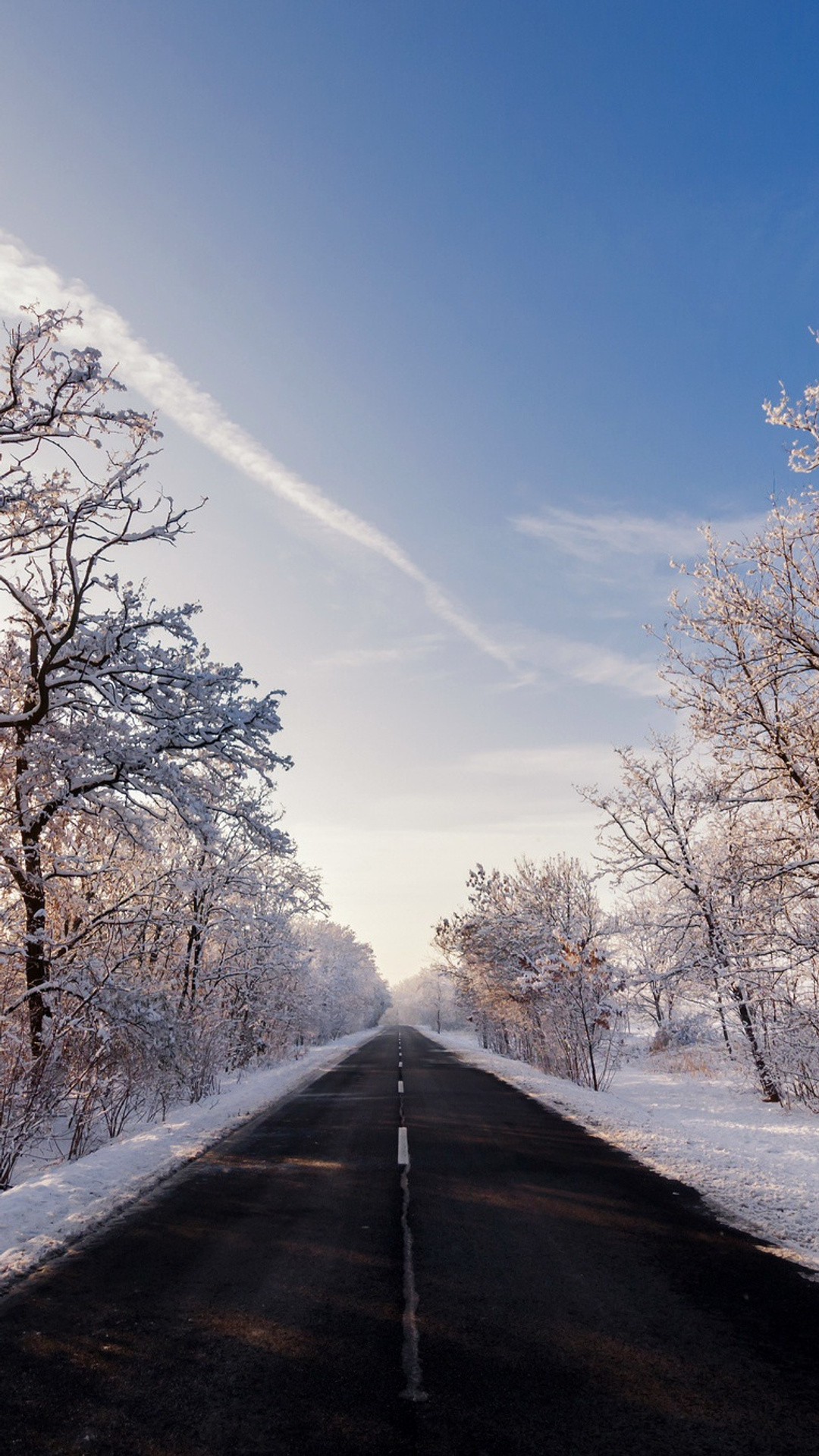 Autumn Winter Road Outdoors iPhone 7, 6s, 6 Plus, Pixel xl , One Plus 3, 3t, 5 , HD 4k Wallpaper, Image, Background, Photos and Picture