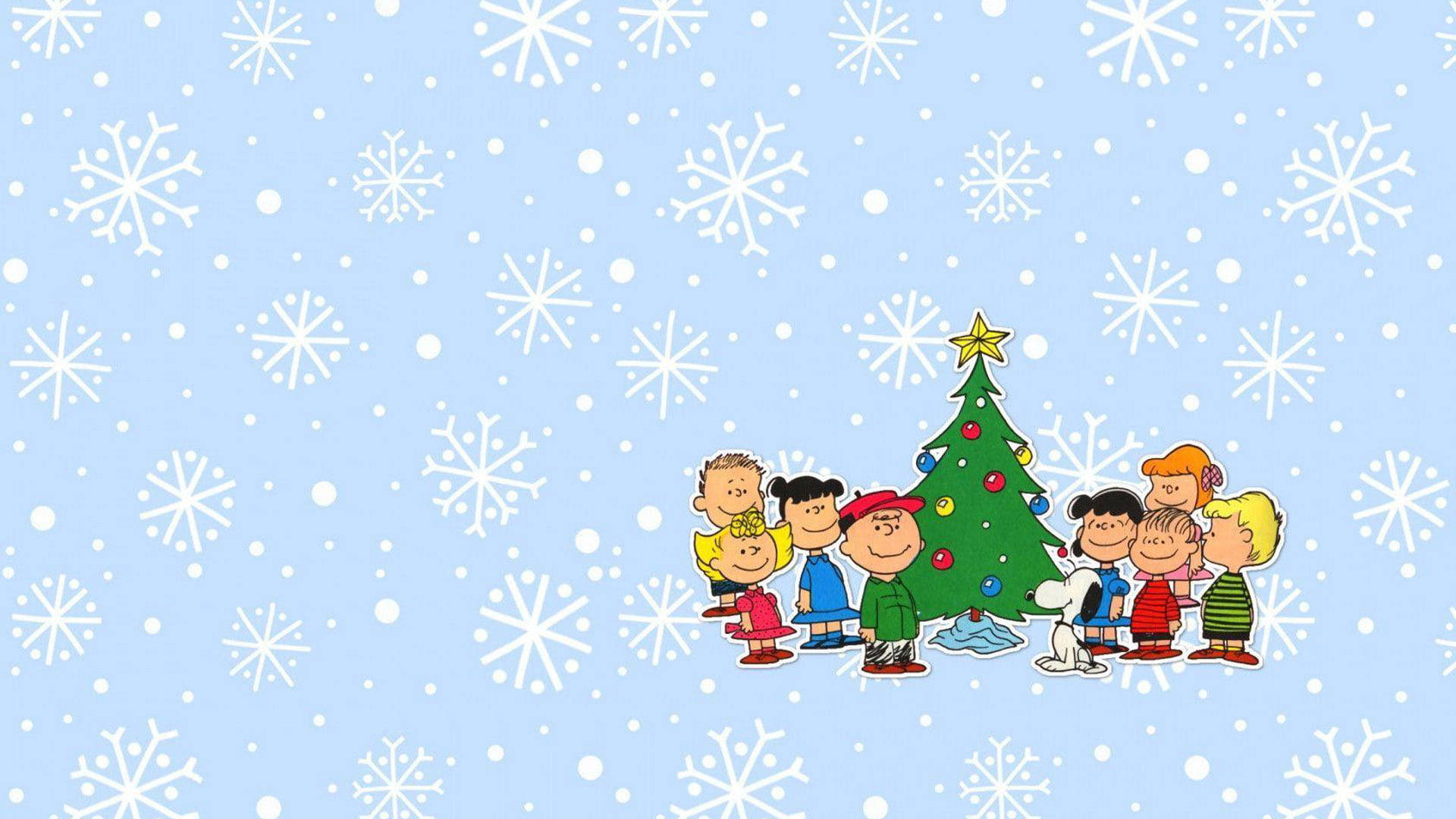 Snoopy Christmas Background