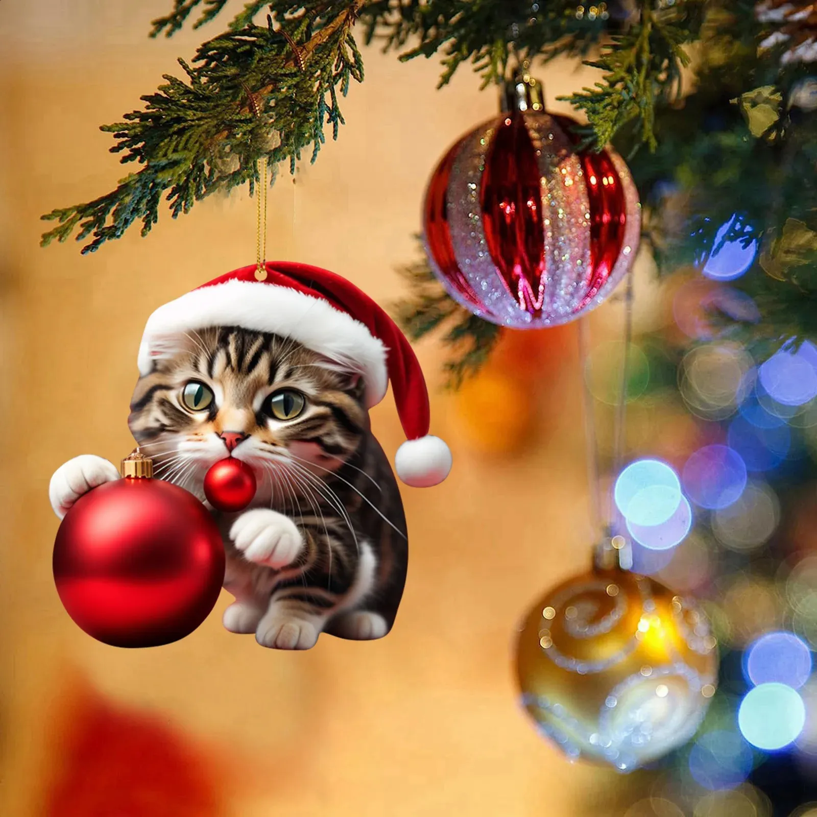 Cute Christmas Wallpaper Cat Merry Christmas Cat Tree Clip Art Christmas Tree Cute Cat, merry
