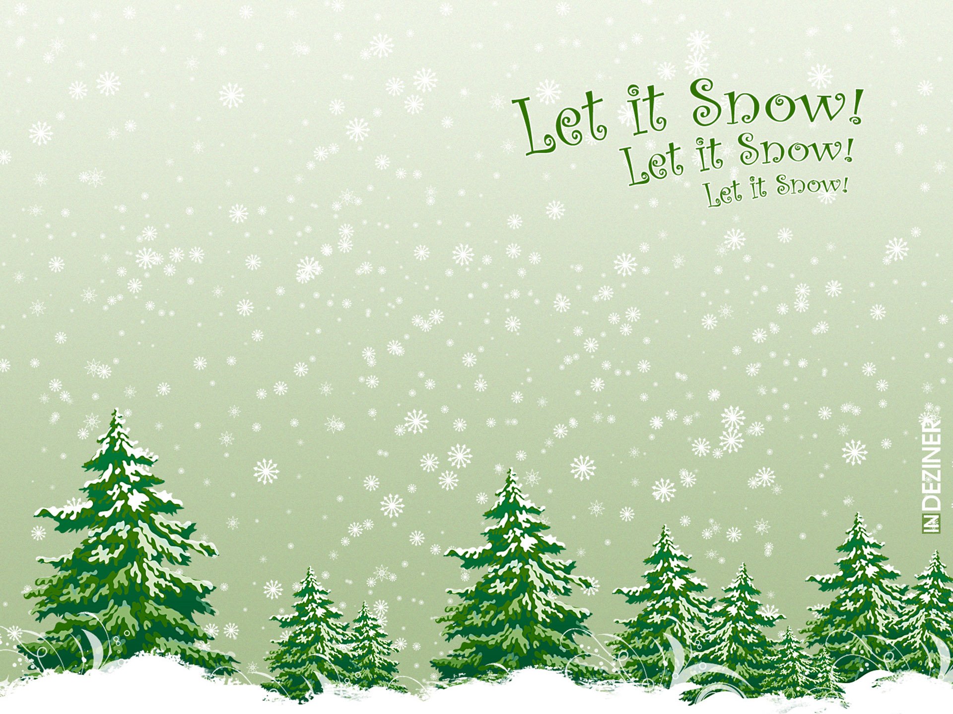 Christmas Magic HD: Let It Snow Holiday Wallpaper