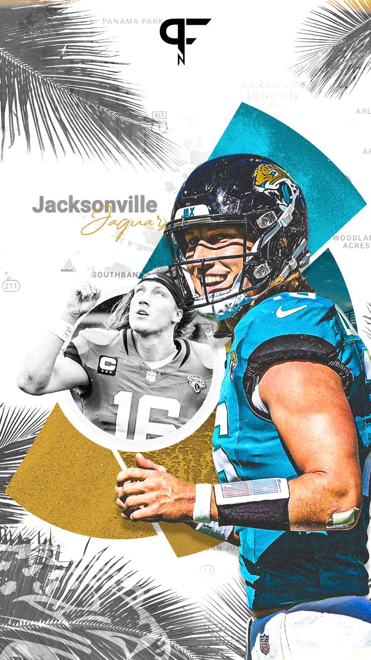 Mobile phone wallpaper of Jacksonville Jaguars QB Trevor Lawrence