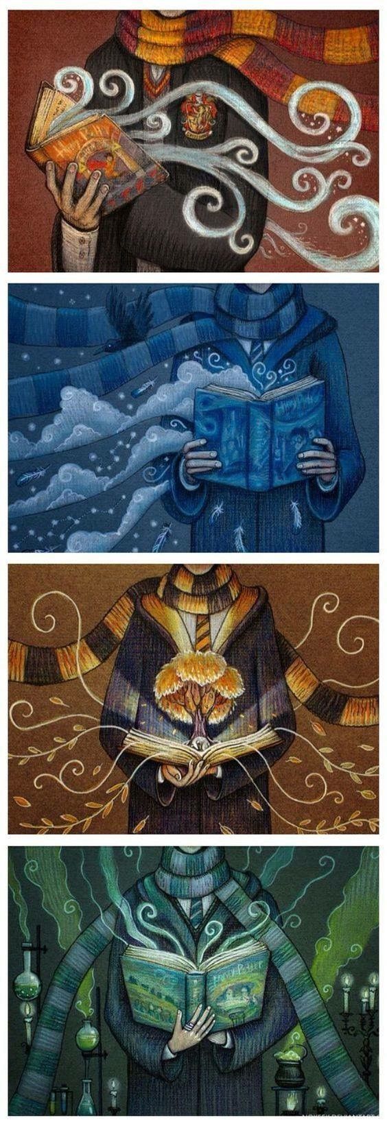 Hogwarts houses for the seasons ❤️ #harrypotter #potterhead