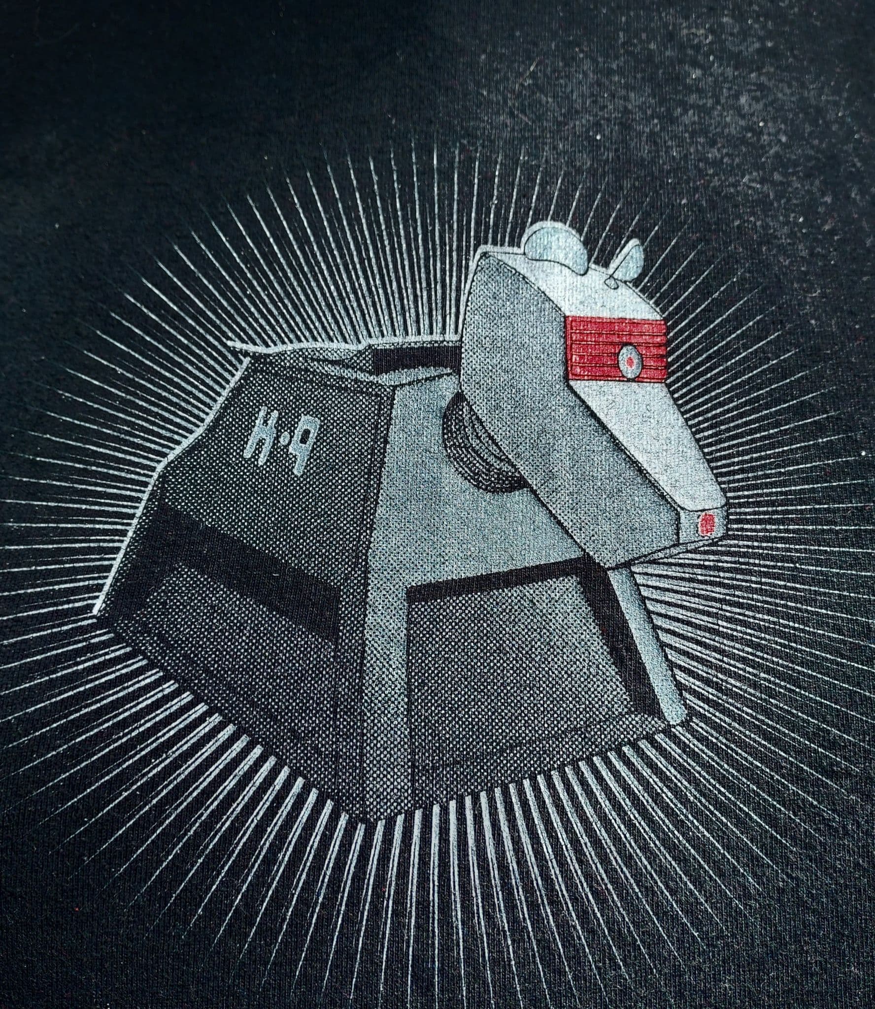 DOCTOR WHO K9 Black T Shirt VINTAGE PC 22442